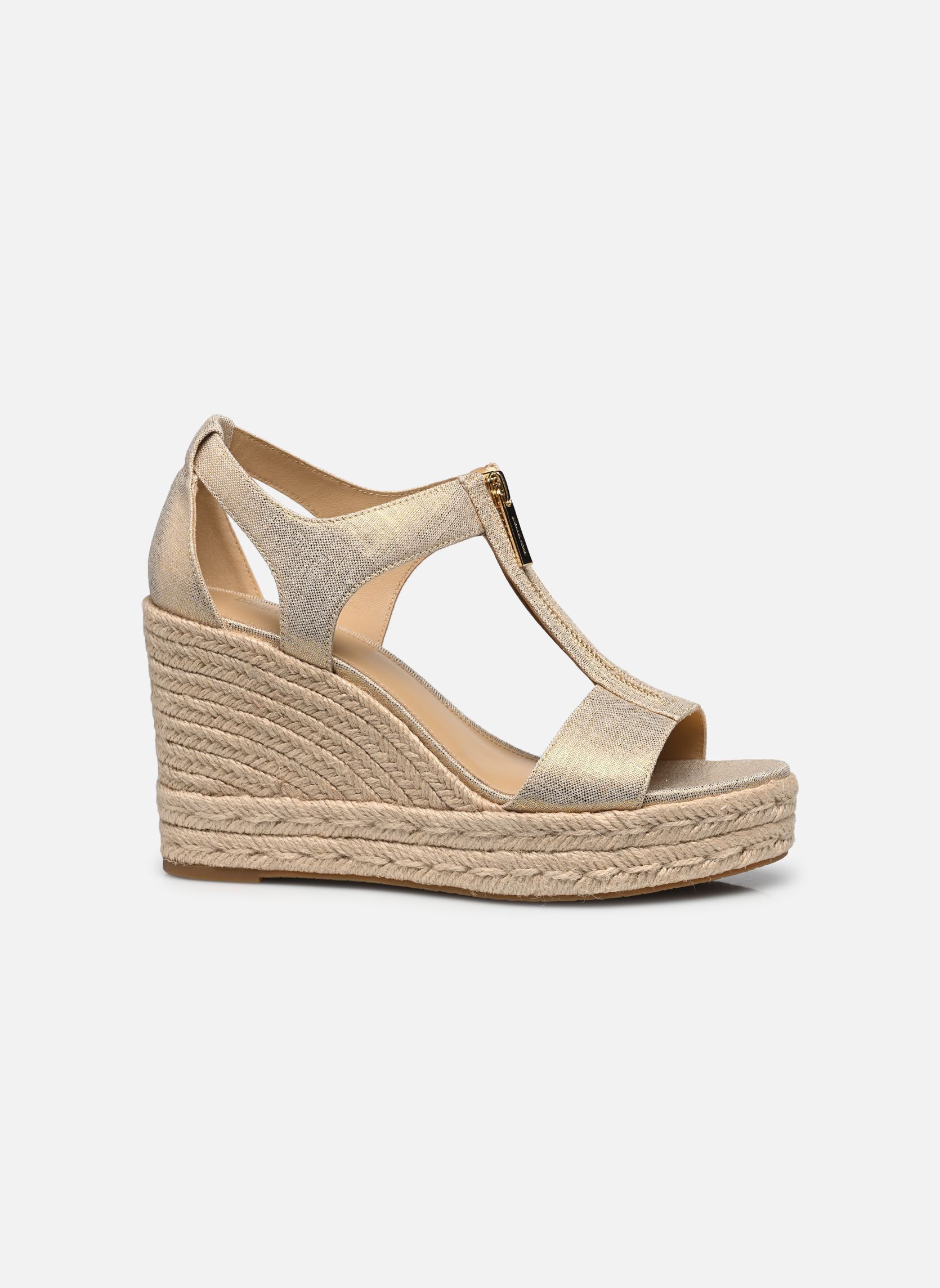Sandales compensées et plateformes BERKLEY MID WEDGE femme or et bronze Michael Michael Kors Sandales compensées et plateformes BERKLEY MID WEDGE femme or et bronze Pale Gold New