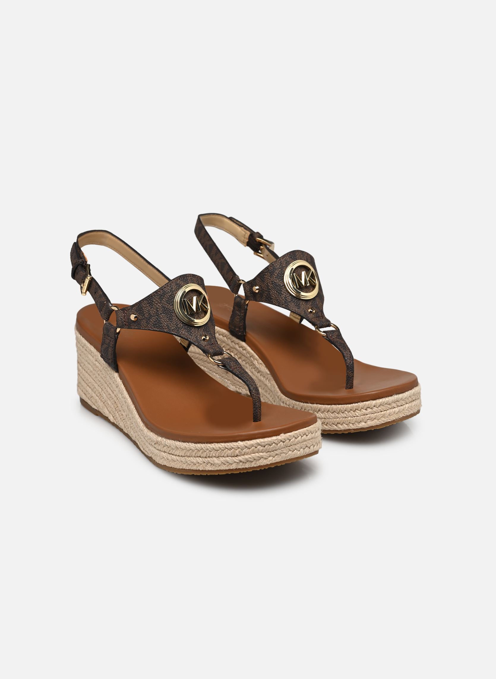 Sandales compensées et plateformes CASEY WEDGE femme marron Michael Michael Kors Sandales compensées et plateformes CASEY WEDGE femme marron Brown