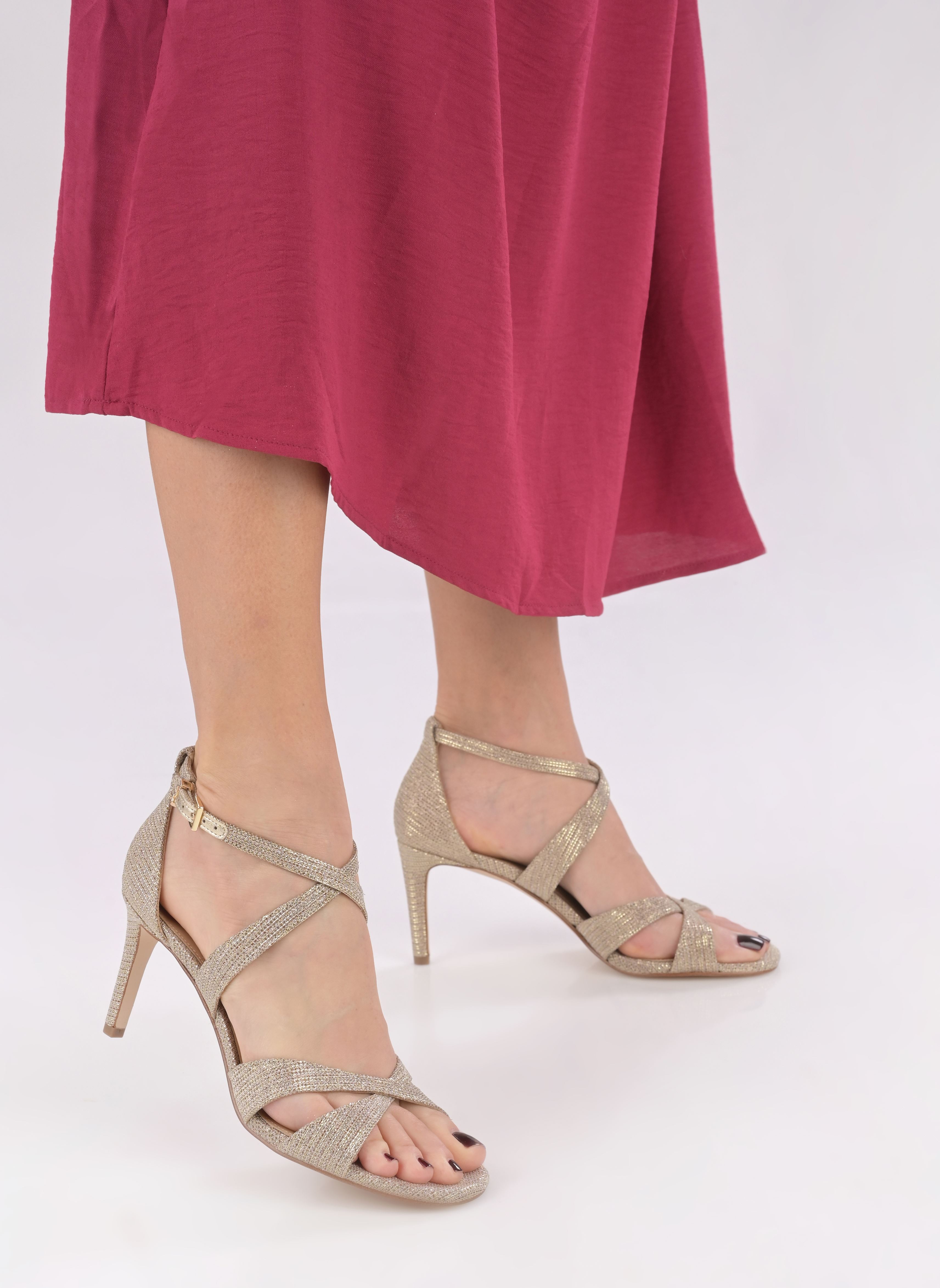 Sandali KINSLEY SANDAL donna oro e bronzo Michael Michael Kors Sandali KINSLEY SANDAL donna oro e bronzo Pale Gold