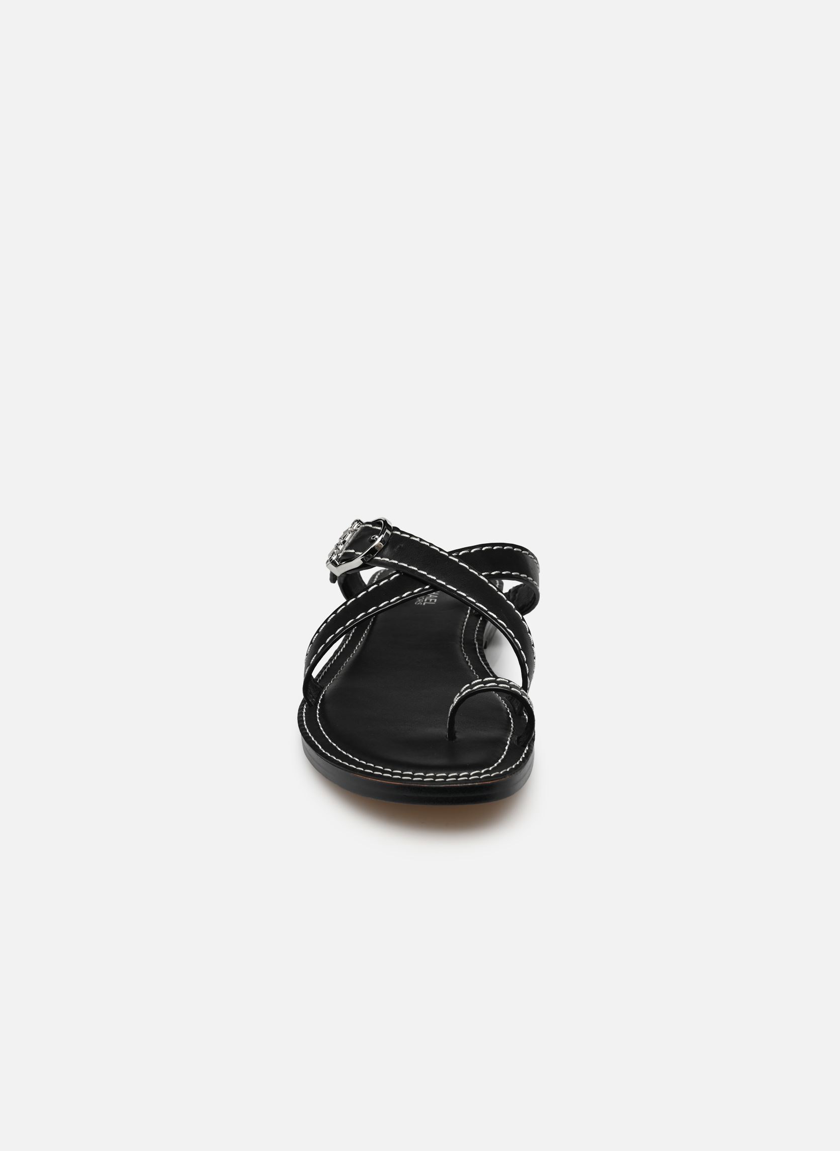 Pantoletten und Clogs ASHTON FLAT THONG damen schwarz Michael Michael Kors Pantoletten und Clogs ASHTON FLAT THONG damen schwarz Black
