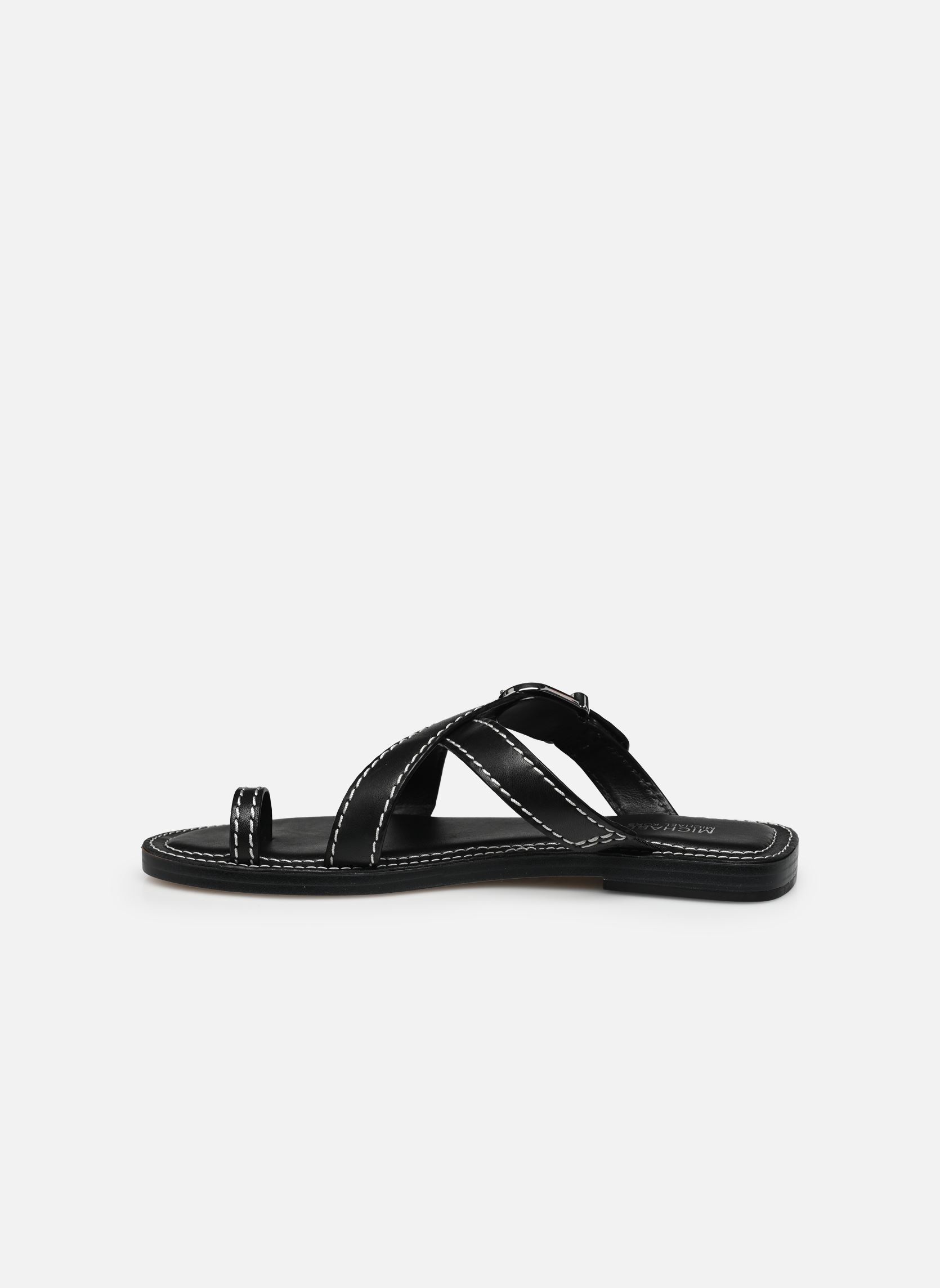 Pantoletten und Clogs ASHTON FLAT THONG damen schwarz Michael Michael Kors Pantoletten und Clogs ASHTON FLAT THONG damen schwarz Black