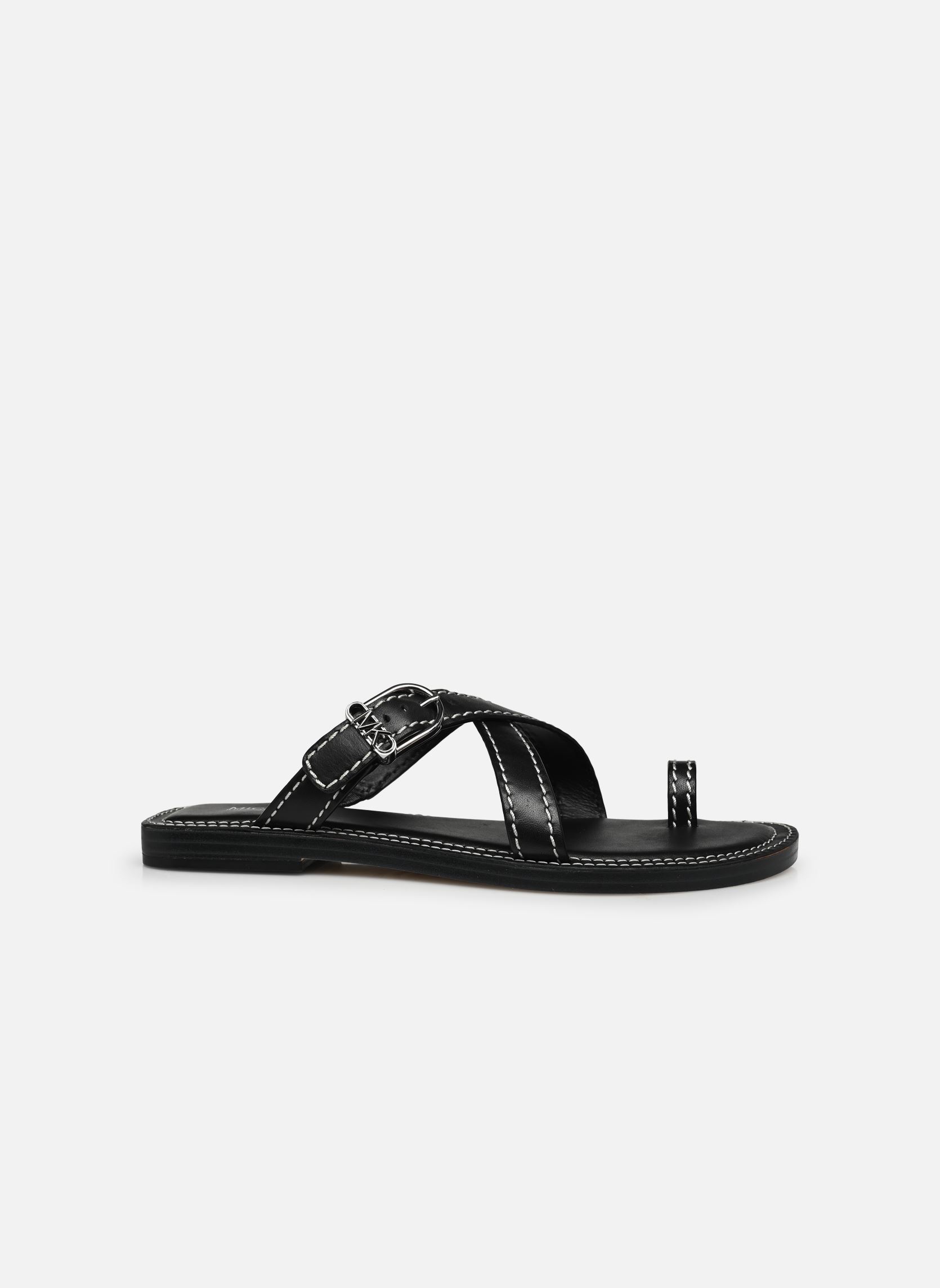 Pantoletten und Clogs ASHTON FLAT THONG damen schwarz Michael Michael Kors Pantoletten und Clogs ASHTON FLAT THONG damen schwarz Black