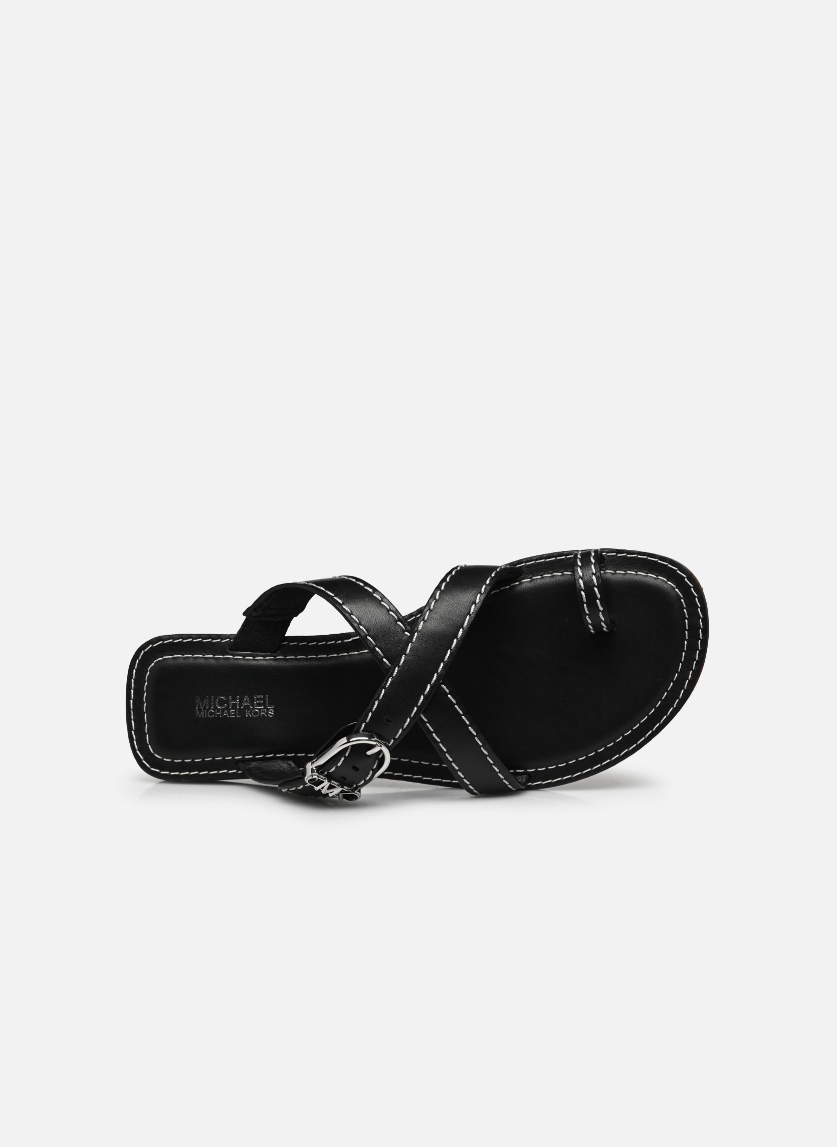 Pantoletten und Clogs ASHTON FLAT THONG damen schwarz Michael Michael Kors Pantoletten und Clogs ASHTON FLAT THONG damen schwarz Black