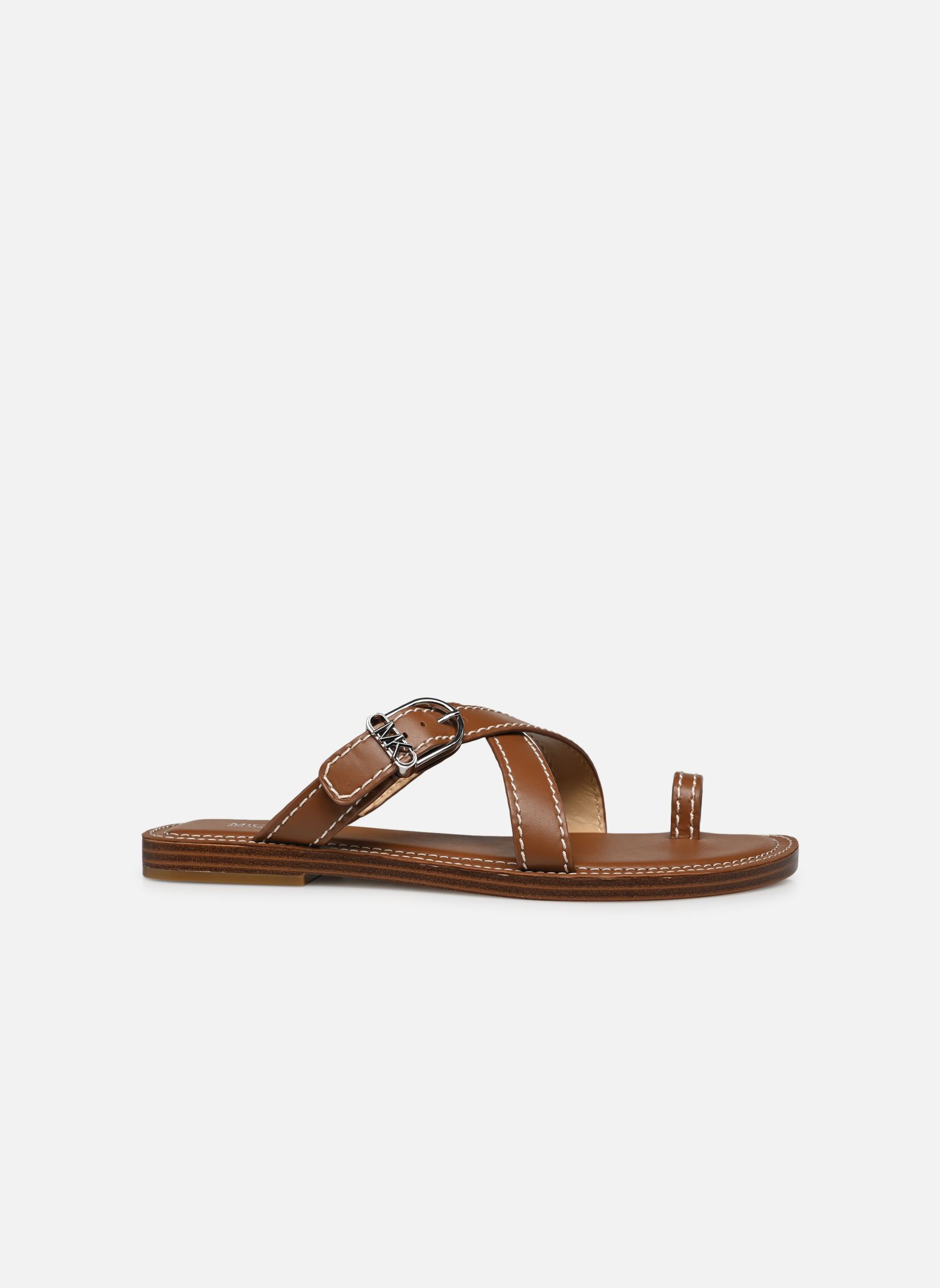 Zuecos y mules ASHTON FLAT THONG mujer marrón Michael Michael Kors Zuecos y mules ASHTON FLAT THONG mujer marrón Luggage