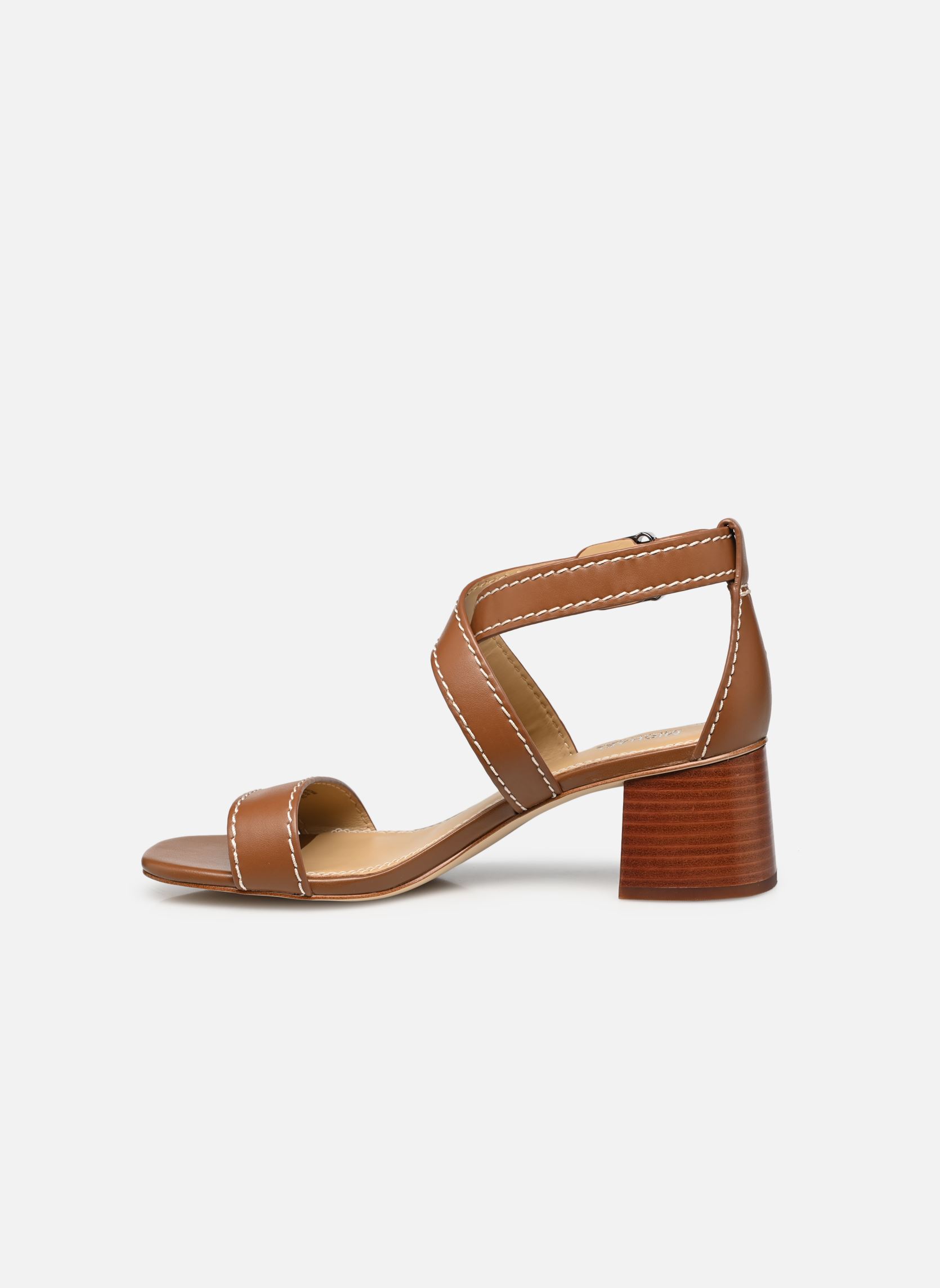 Sandales ASHTON MID SANDAL femme marron Michael Michael Kors Sandales ASHTON MID SANDAL femme marron Luggage