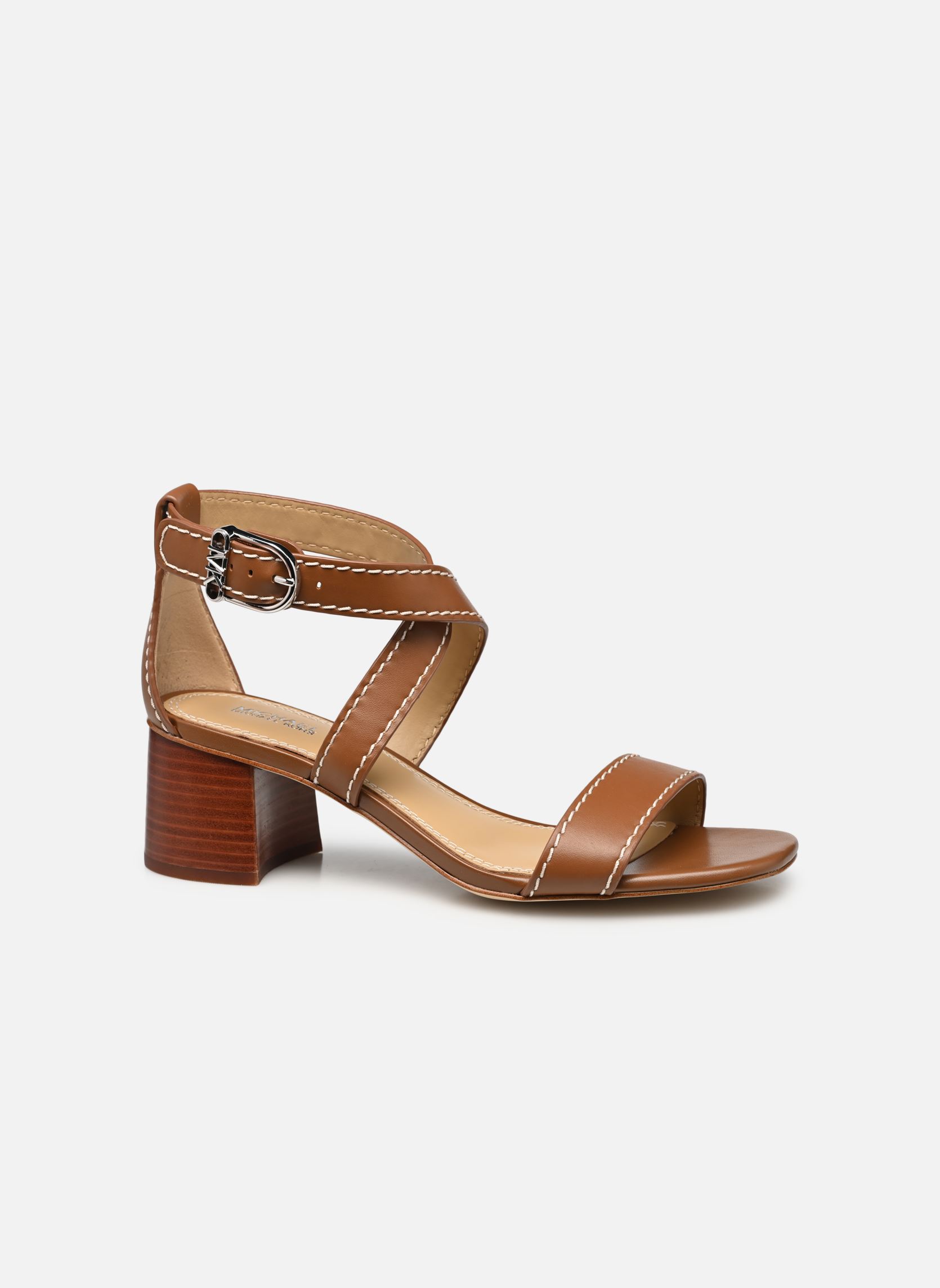 Sandales ASHTON MID SANDAL femme marron Michael Michael Kors Sandales ASHTON MID SANDAL femme marron Luggage