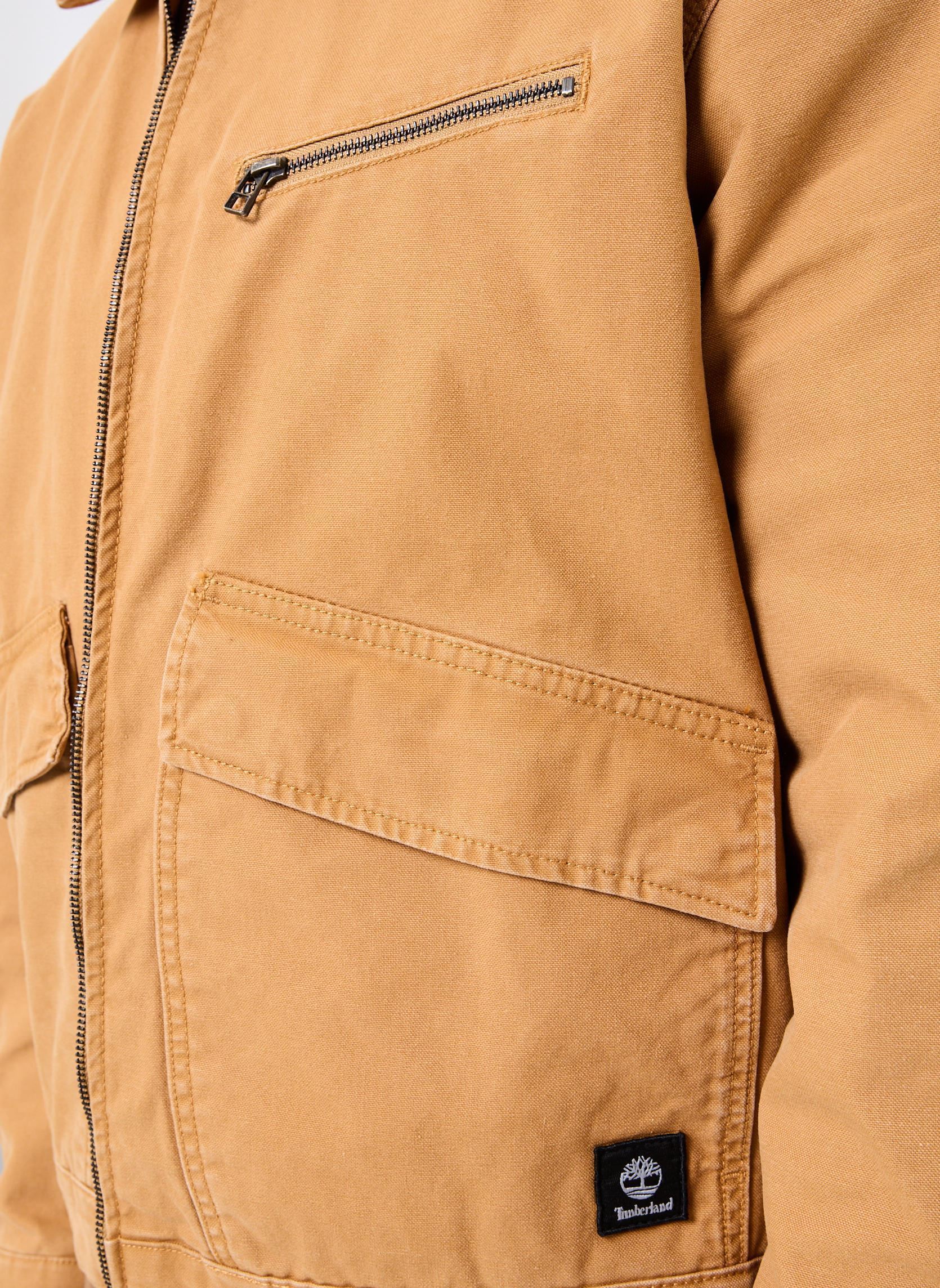 Jacken Washed Canvas Jacket herren braun Timberland Jacken Washed Canvas Jacket herren braun WHEAT BOOT