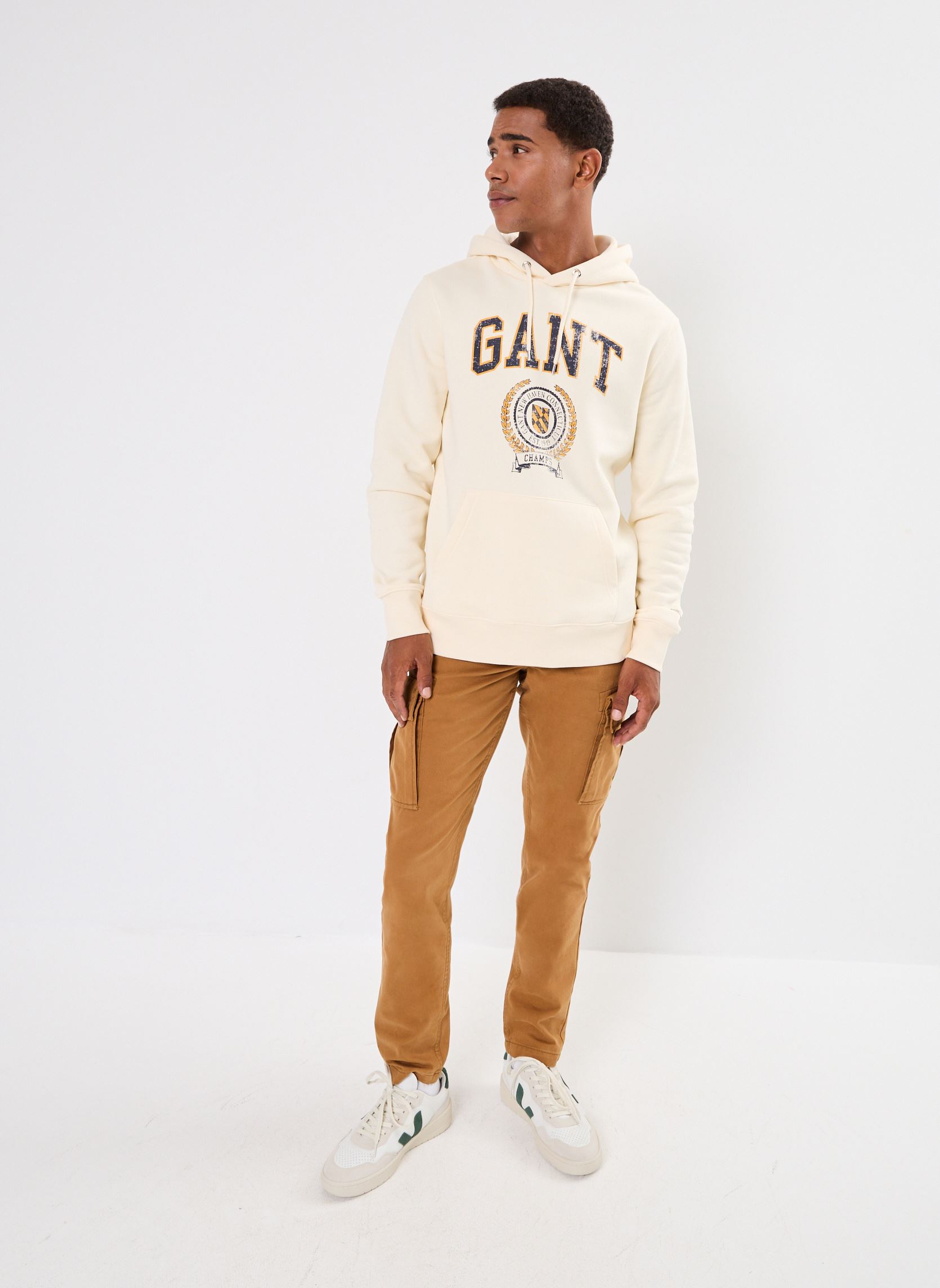 Pantaloni chino Twill Cargo Pant uomo beige Timberland Pantaloni chino Twill Cargo Pant uomo beige DARK WHEAT BOOT