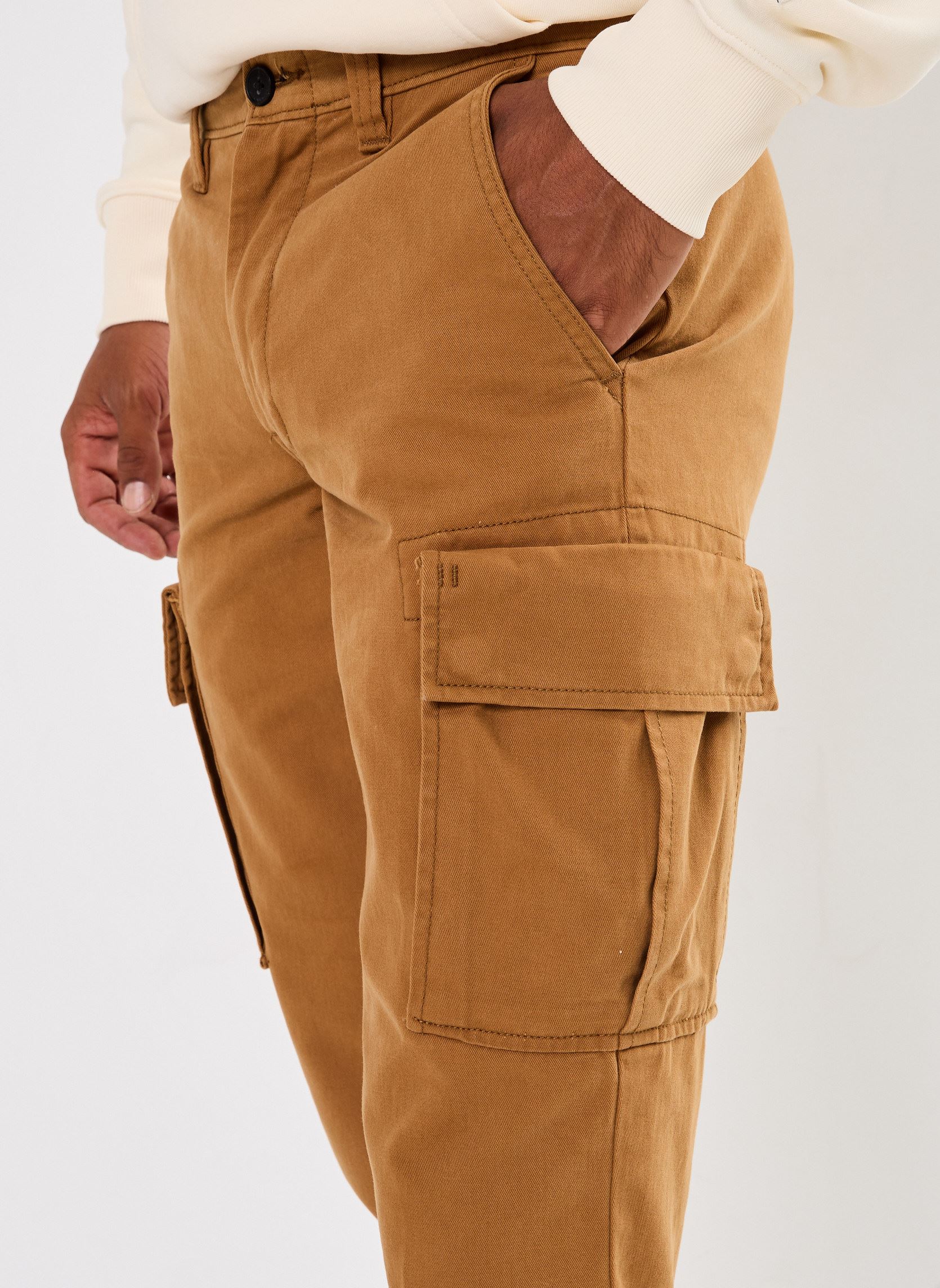 Pantaloni chino Twill Cargo Pant uomo beige Timberland Pantaloni chino Twill Cargo Pant uomo beige DARK WHEAT BOOT