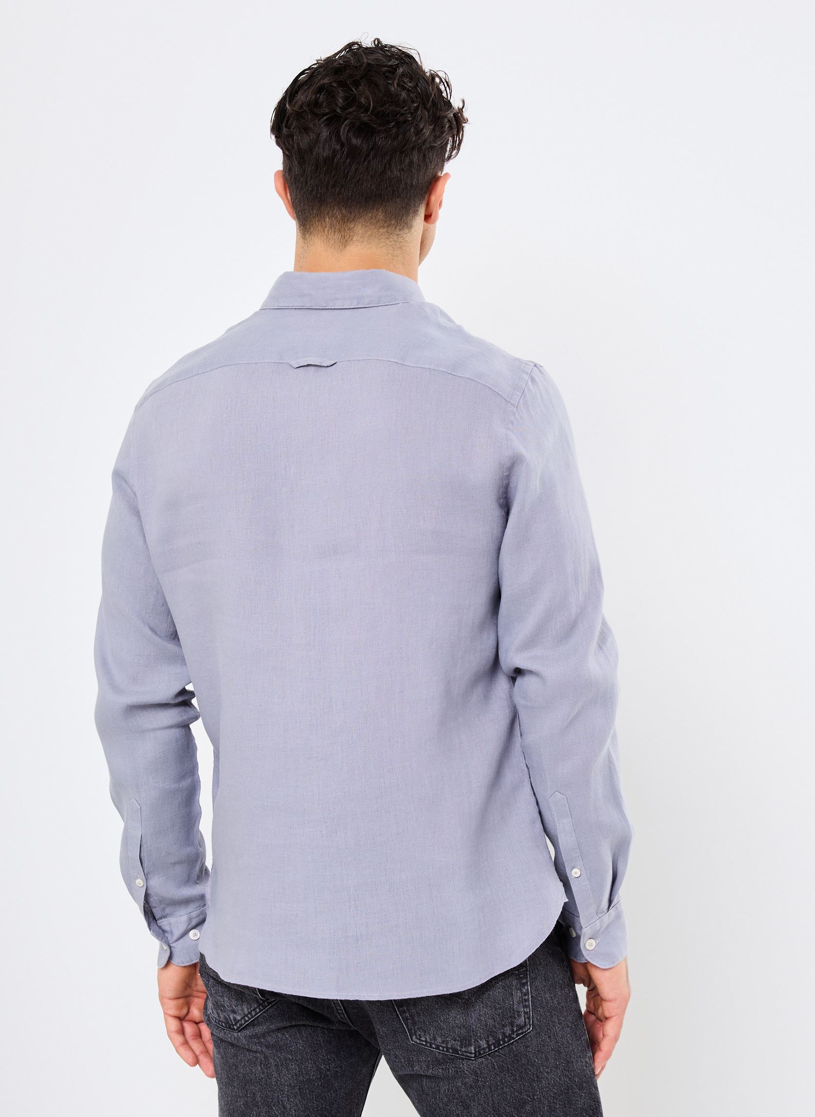 Hemden Linen Shirt heren grijs Timberland Hemden Linen Shirt heren grijs QUICKSILVER