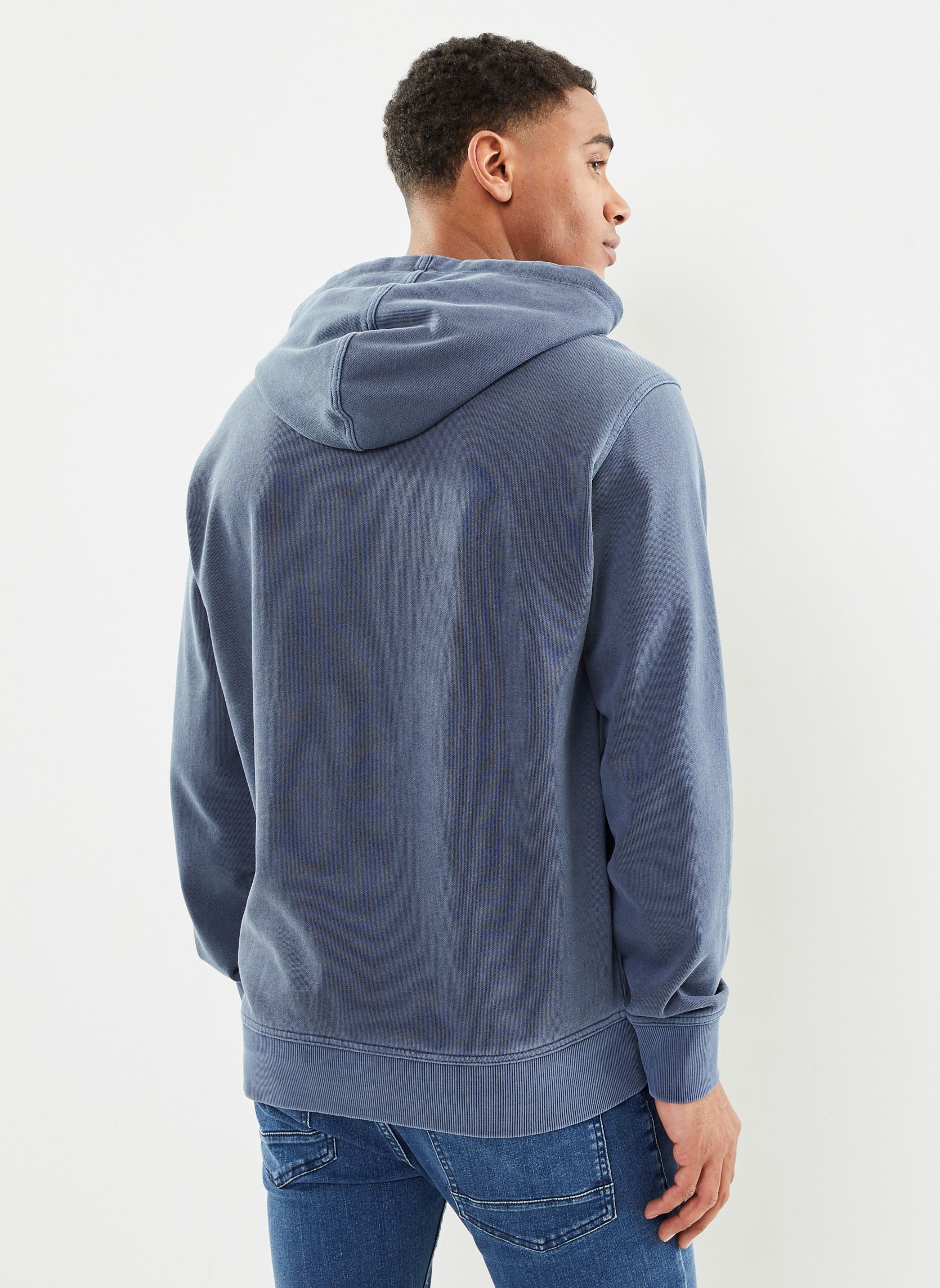 Sweats à capuche Garment Dye Hoodie homme bleu Timberland Sweats à capuche Garment Dye Hoodie homme bleu DARK SAPPHIRE