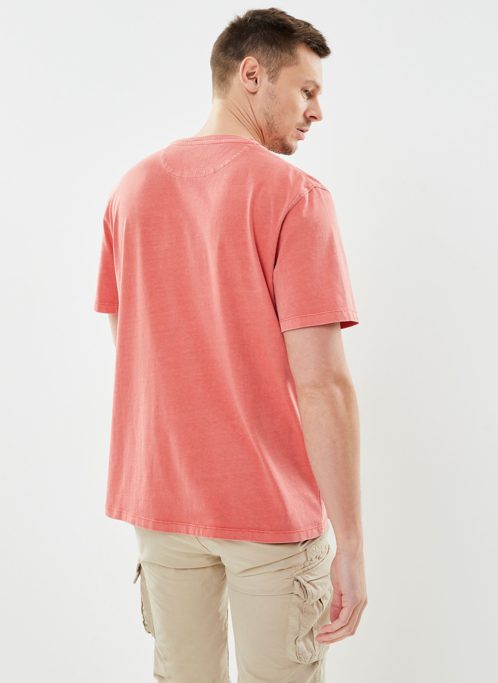 T-shirts met korte mouwen Garment Dye Short Sleeve Tee heren rood Timberland T-shirts met korte mouwen Garment Dye Short Sleeve Tee heren rood BURNT SIENNA APP