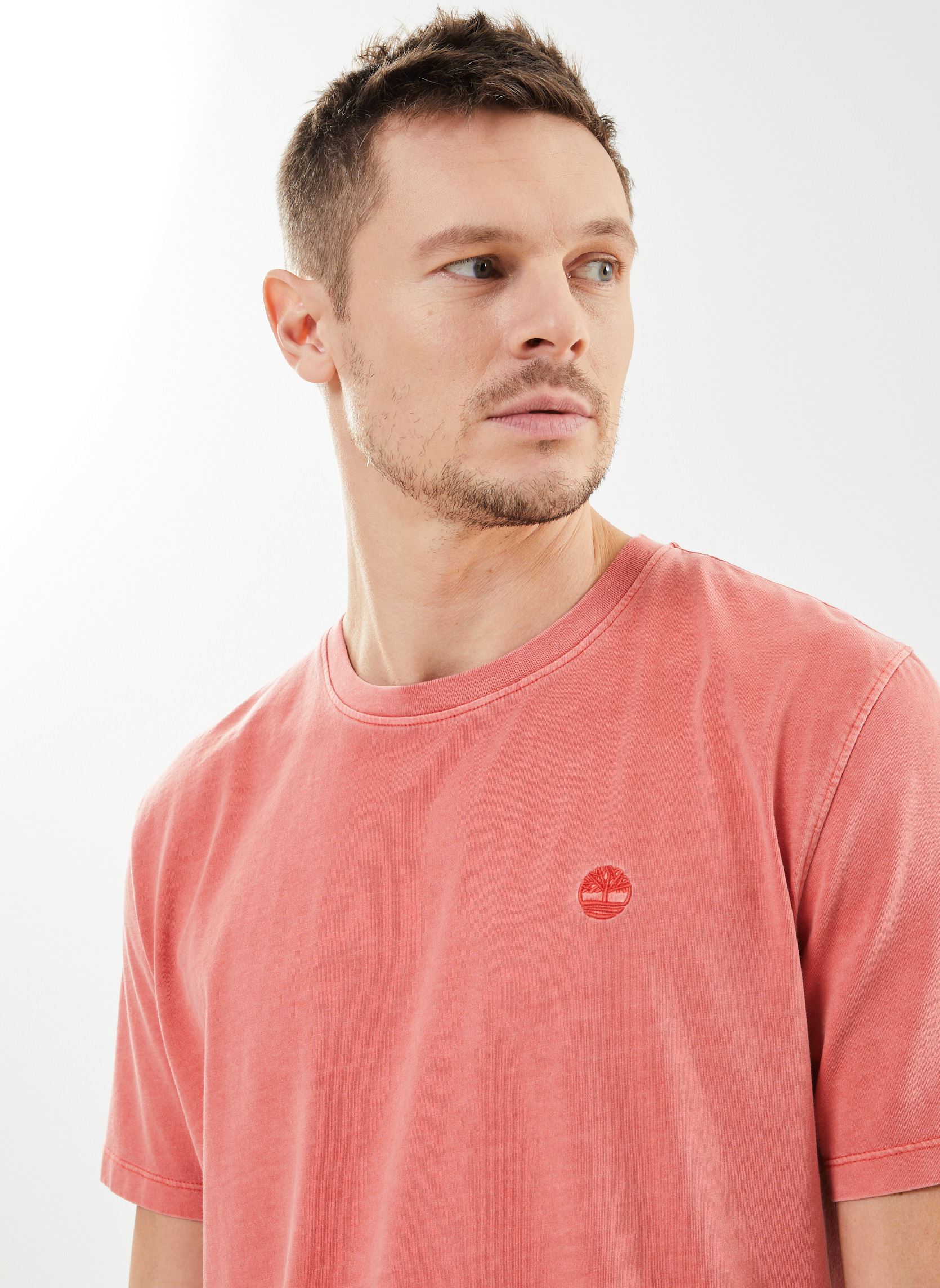 T-shirts met korte mouwen Garment Dye Short Sleeve Tee heren rood Timberland T-shirts met korte mouwen Garment Dye Short Sleeve Tee heren rood BURNT SIENNA APP