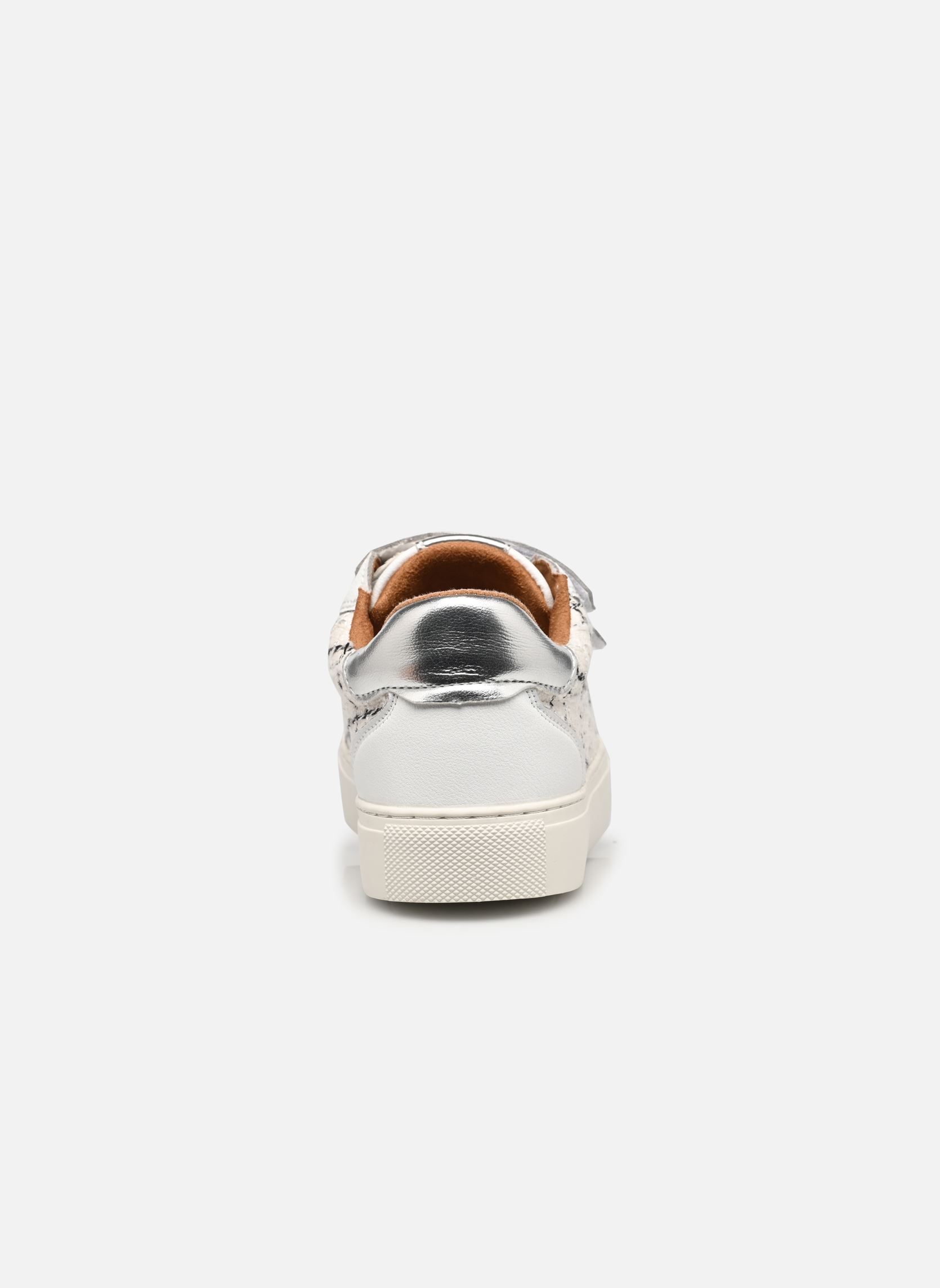Lage sneakers QL5006 dames wit Divine Factory Lage sneakers QL5006 dames wit Blanc