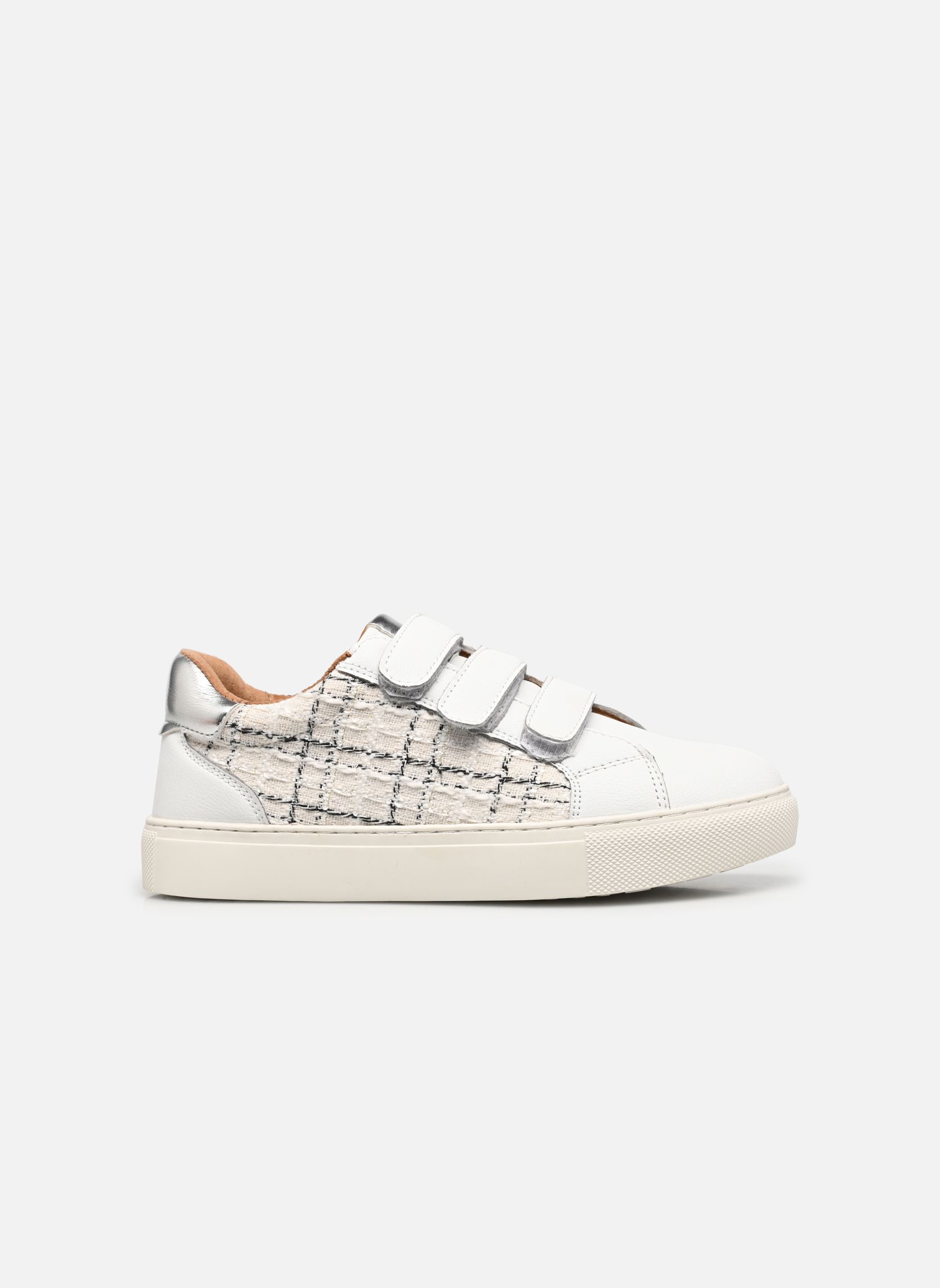 Lage sneakers QL5006 dames wit Divine Factory Lage sneakers QL5006 dames wit Blanc