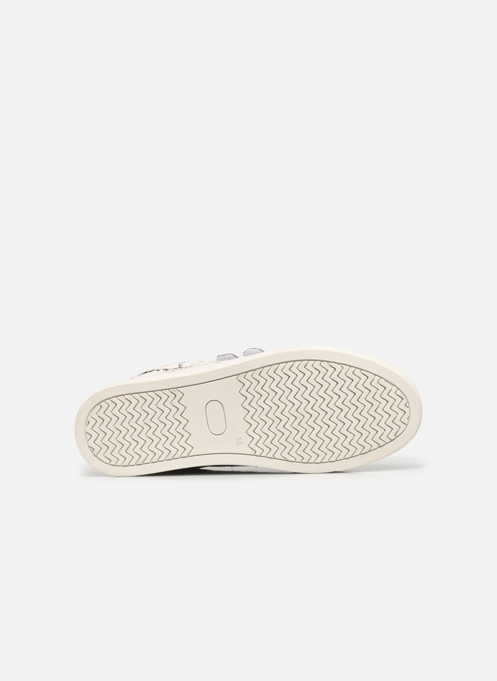Lage sneakers QL5006 dames wit Divine Factory Lage sneakers QL5006 dames wit Blanc