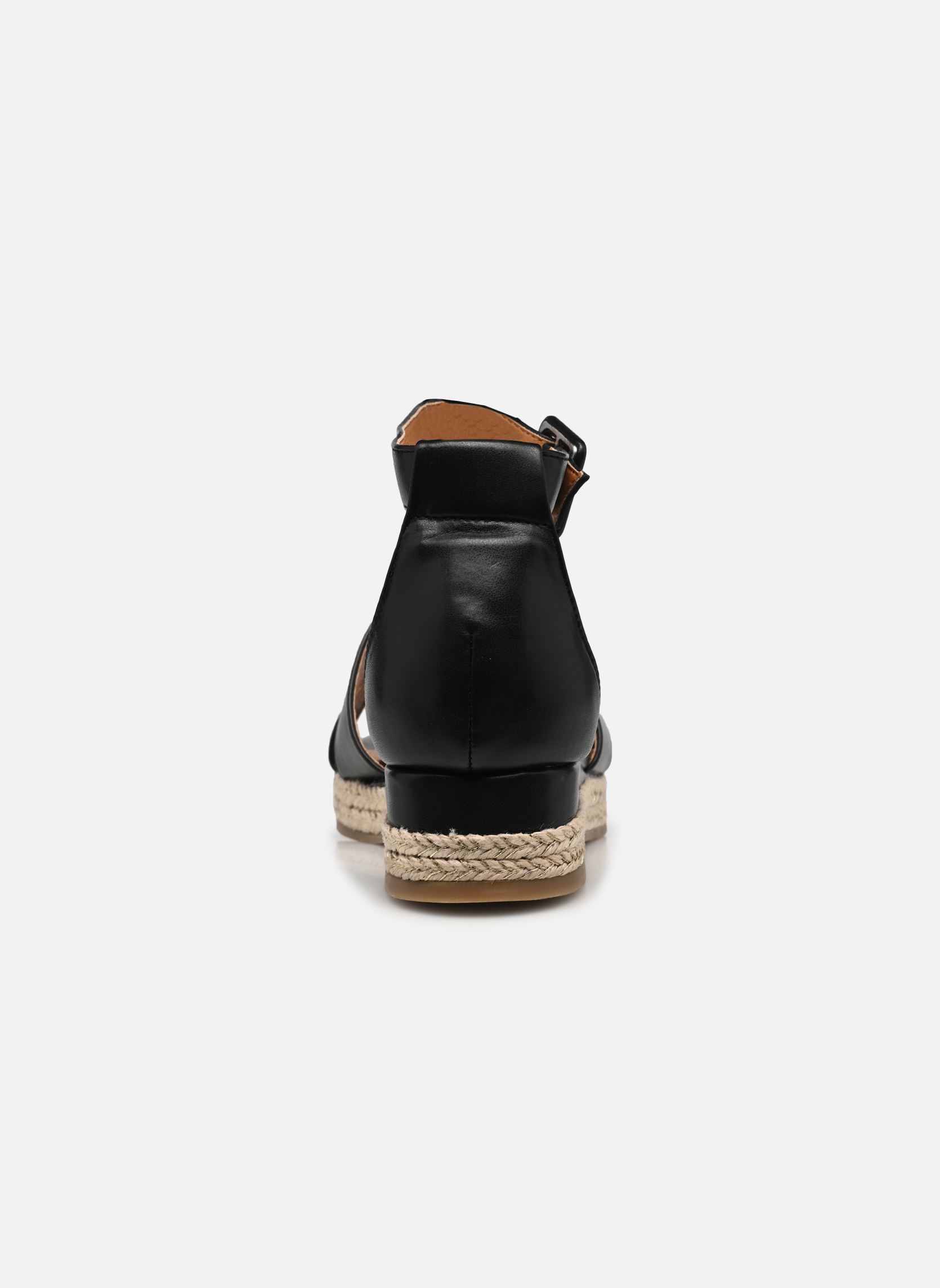 Sandales compensées et plateformes QL5008 femme noir Divine Factory Sandales compensées et plateformes QL5008 femme noir Noir