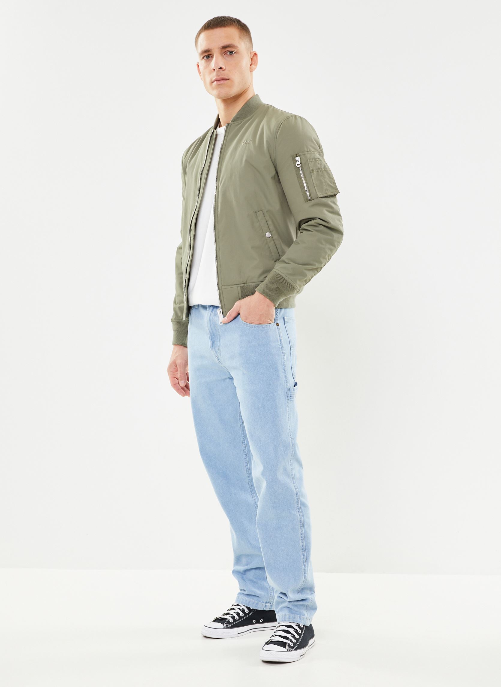 Bomberjacks Bomber Schott heren groen Schott Bomberjacks Bomber Schott heren groen SAGE KAKI