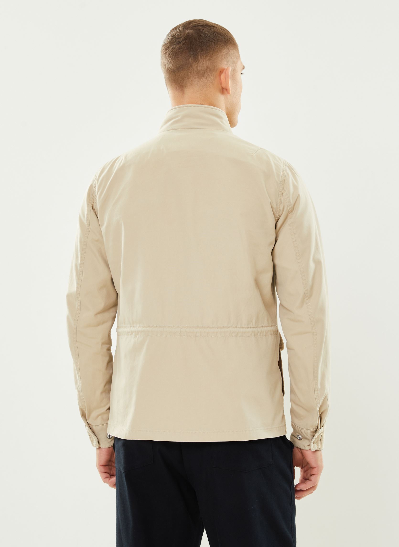 Vestes Blouson 4 Poches Badge Brode Poitrine Sc homme beige Schott Vestes Blouson 4 Poches Badge Brode Poitrine Sc homme beige LT.BEIGE