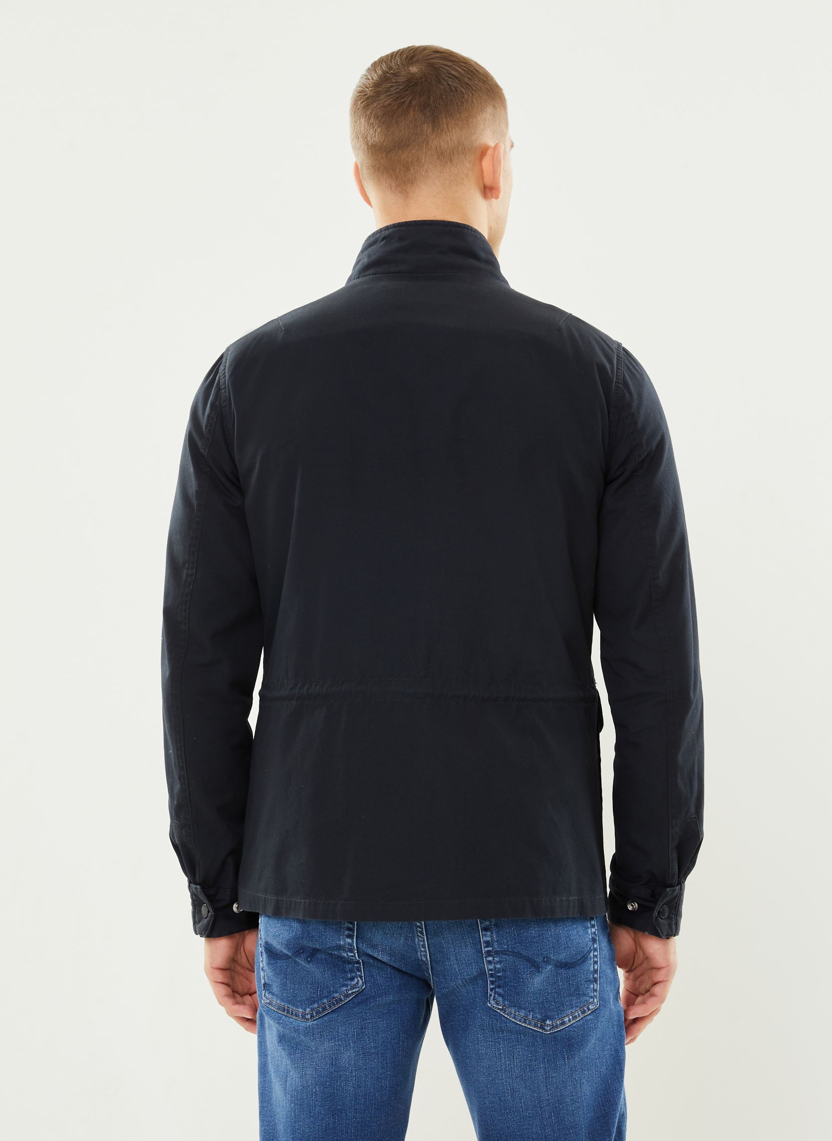 Vestes Blouson 4 Poches Badge Brode Poitrine Sc homme bleu Schott Vestes Blouson 4 Poches Badge Brode Poitrine Sc homme bleu NAVY
