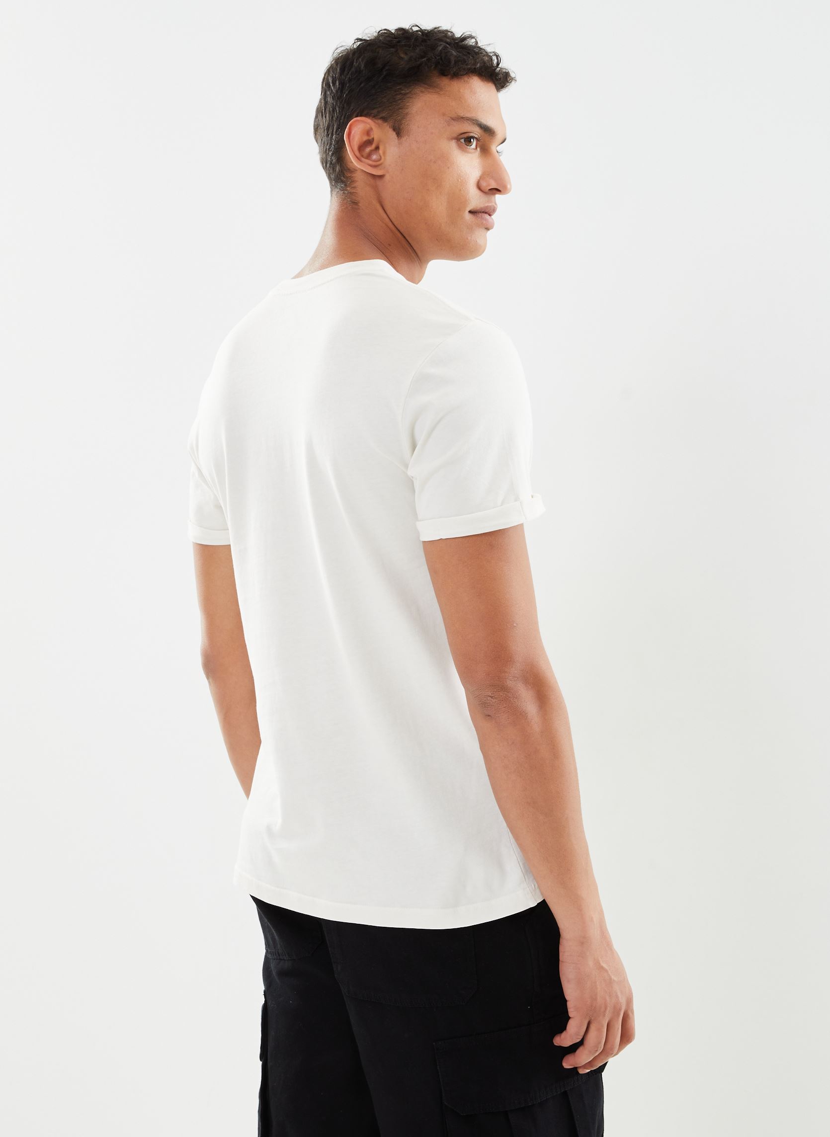 Tee-shirts manches courtes Tshirt Col Rond Imprime Motor Schott homme blanc Schott Tee-shirts manches courtes Tshirt Col Rond Imprime Motor Schott homme blanc OFF WHITE