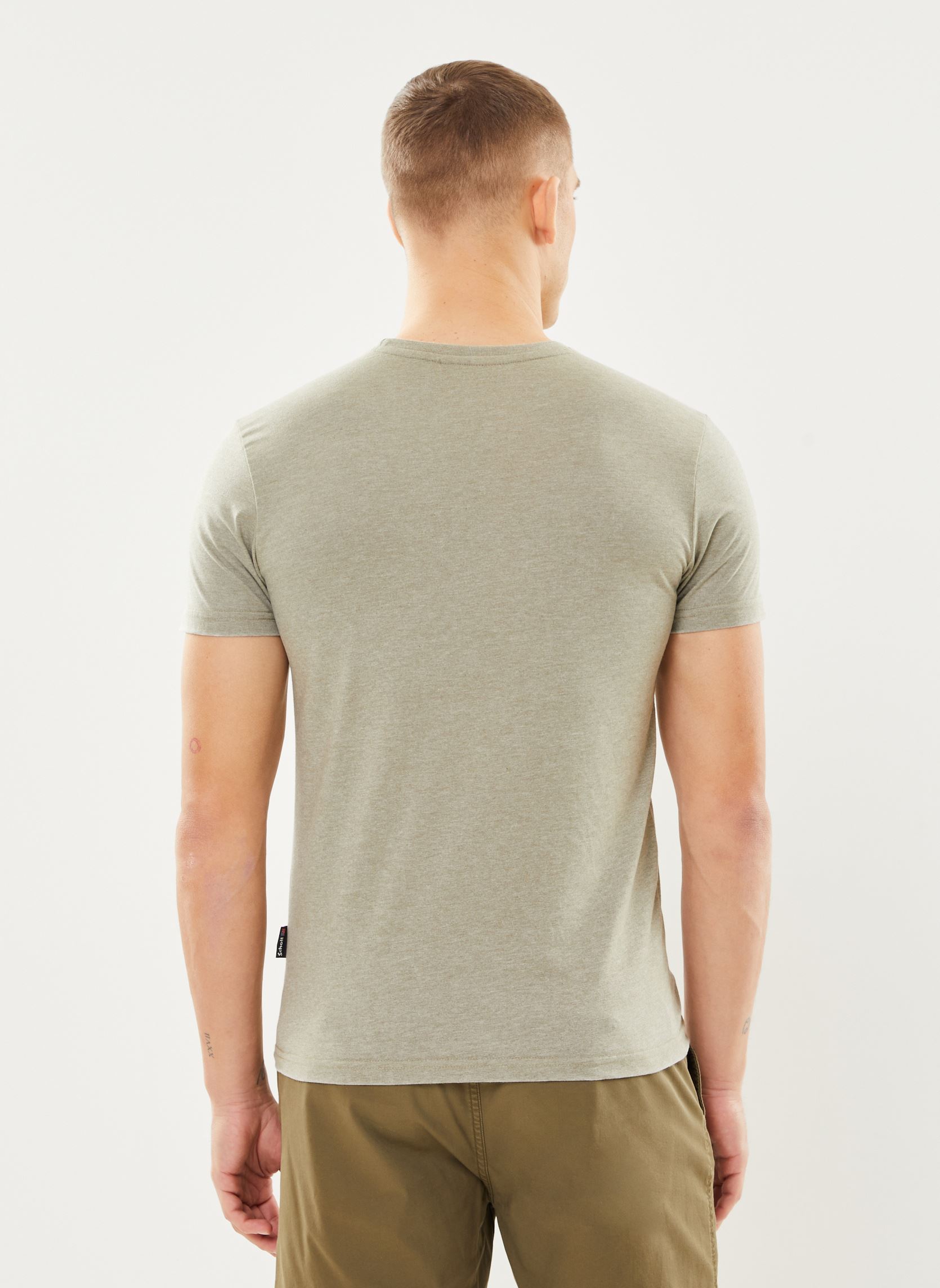 Tee-shirts manches courtes Tshirt Mc Cn Broderie Poitrine Schott homme vert Schott Tee-shirts manches courtes Tshirt Mc Cn Broderie Poitrine Schott homme vert KAKI