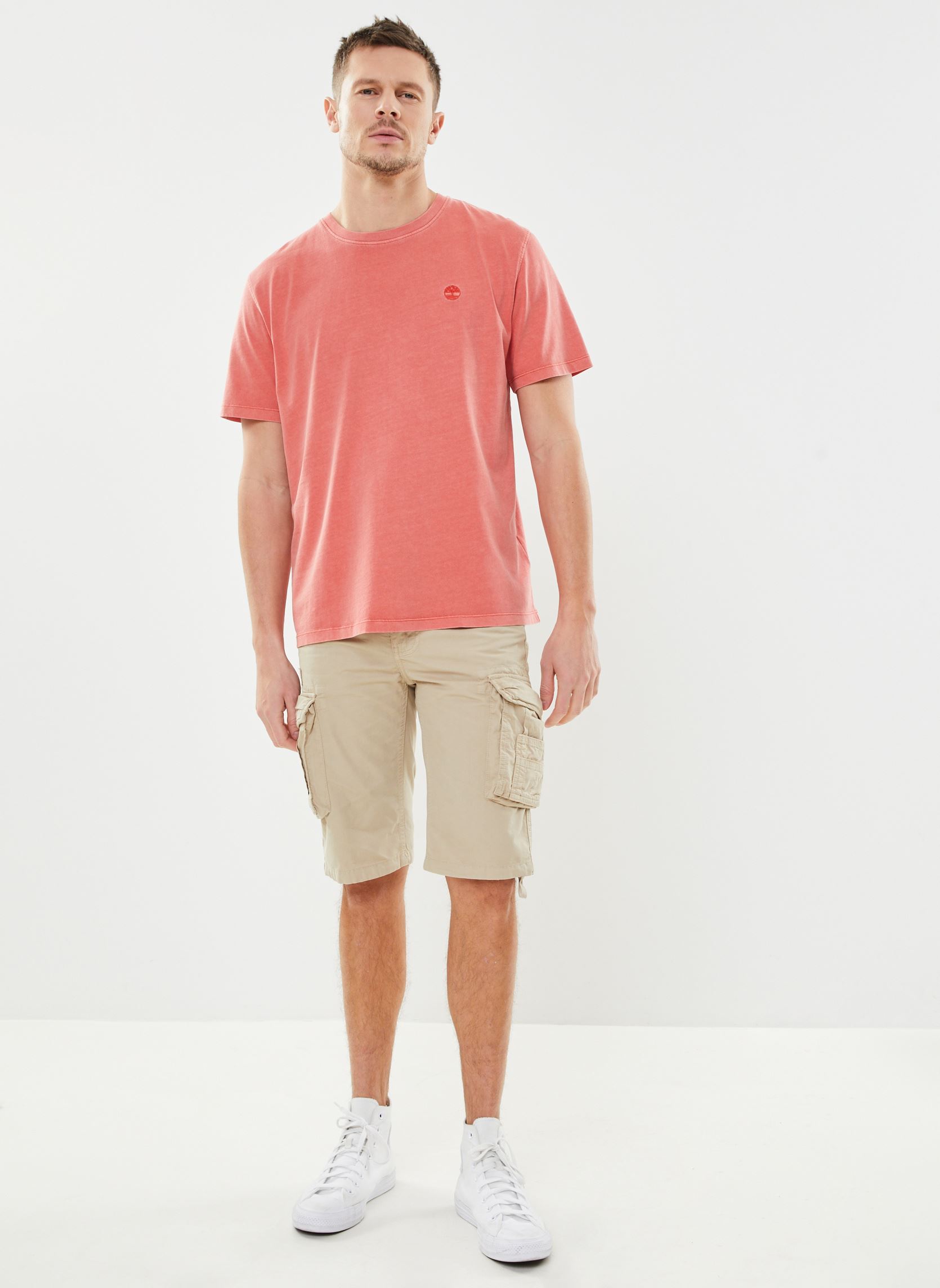 Shorts Short Militaire A/ceinture Schott heren beige Schott Shorts Short Militaire A/ceinture Schott heren beige LT.BEIGE