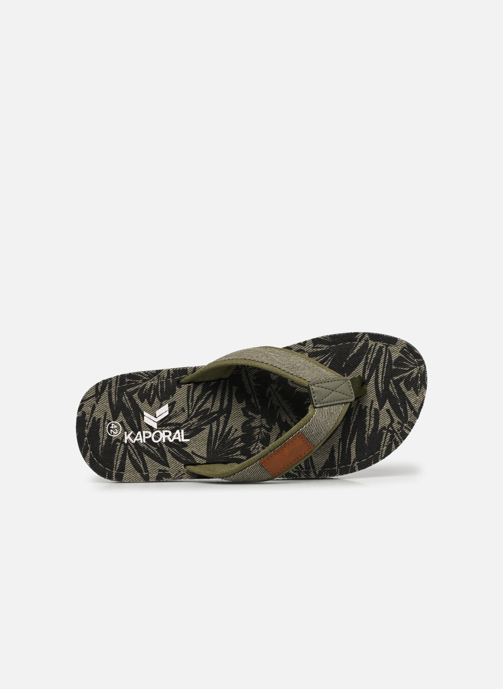 Slippers Dasto heren groen Kaporal Slippers Dasto heren groen KAKI/NOIR