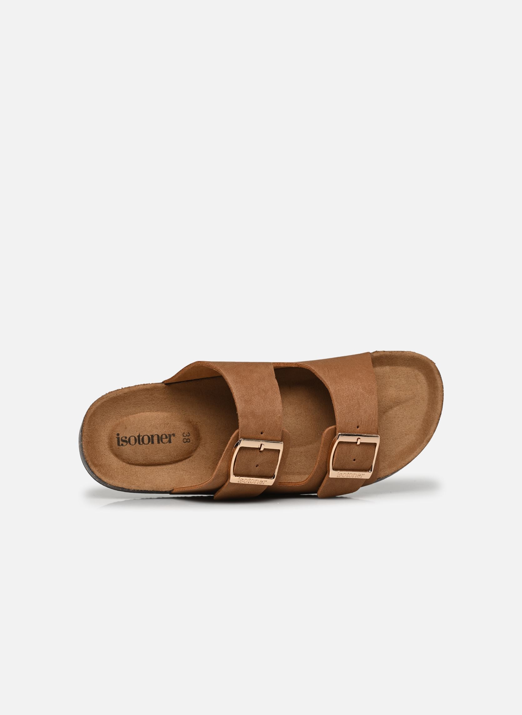 Mules et sabots Mule dessus double bride patch everywear femme marron Isotoner Mules et sabots Mule dessus double bride patch everywear femme marron Camel