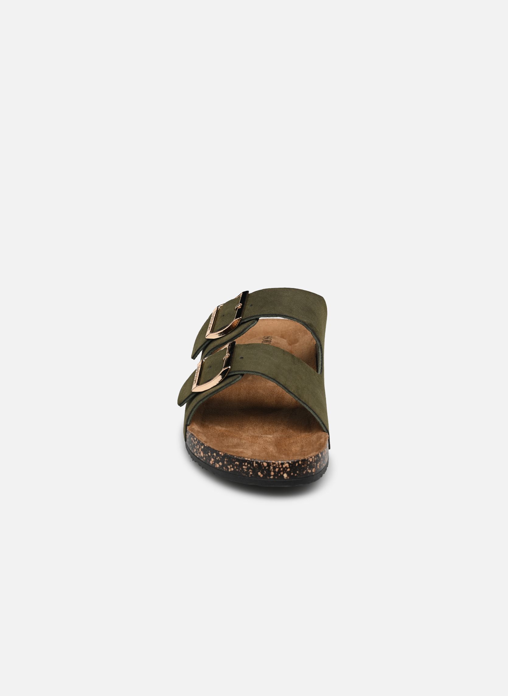 Mules et sabots Mule dessus double bride patch everywear femme vert Isotoner Mules et sabots Mule dessus double bride patch everywear femme vert Kaki