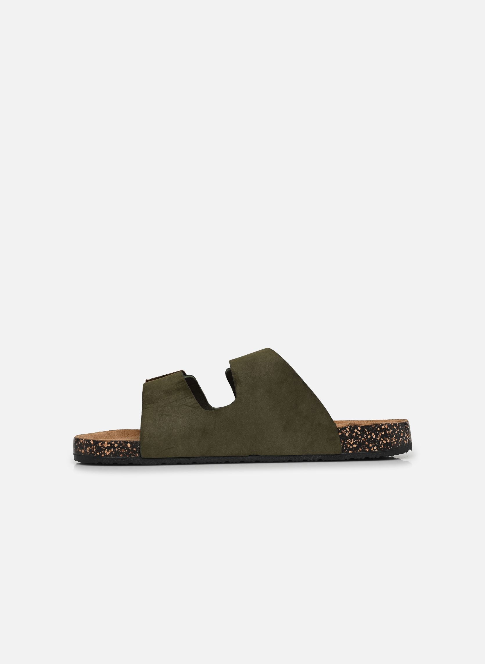 Mules et sabots Mule dessus double bride patch everywear femme vert Isotoner Mules et sabots Mule dessus double bride patch everywear femme vert Kaki