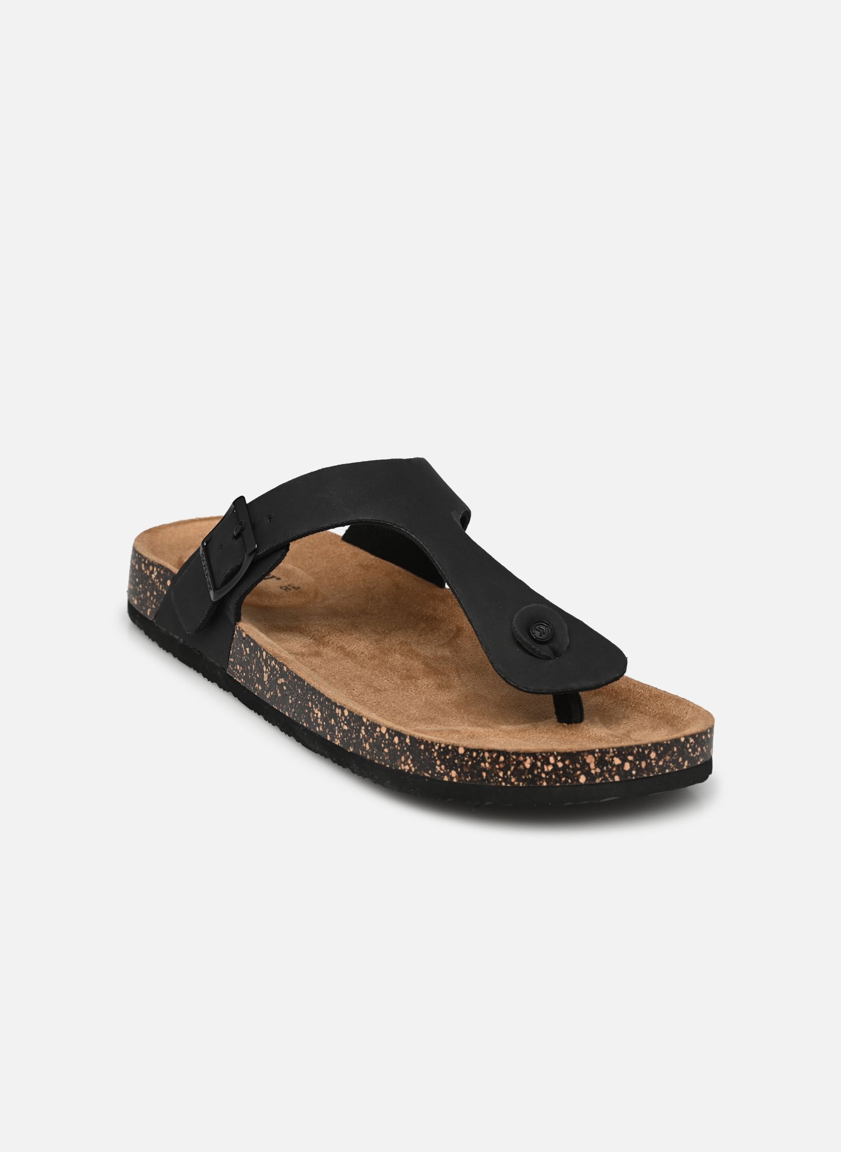 Mules et sabots Tong patch everywear W femme noir Isotoner Mules et sabots Tong patch everywear W femme noir Noir