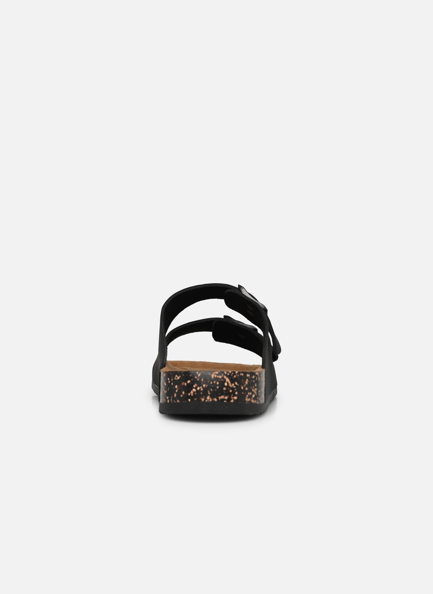 Mules Mule dessus double brides patch everywea homme noir Isotoner Mules Mule dessus double brides patch everywea homme noir Noir