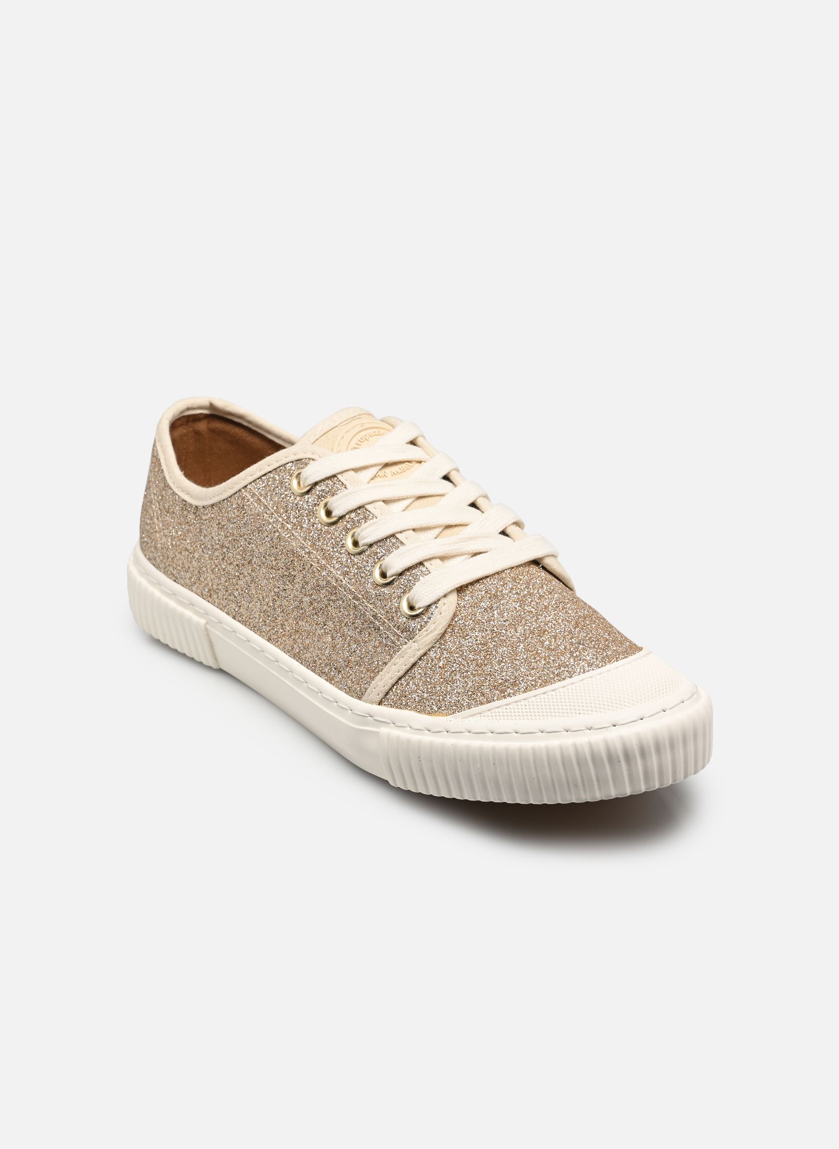 Leinen-Sneaker COCOMO damen gold und bronze Les Tropéziennes par M Belarbi Leinen-Sneaker COCOMO damen gold und bronze CHAMPAGNE