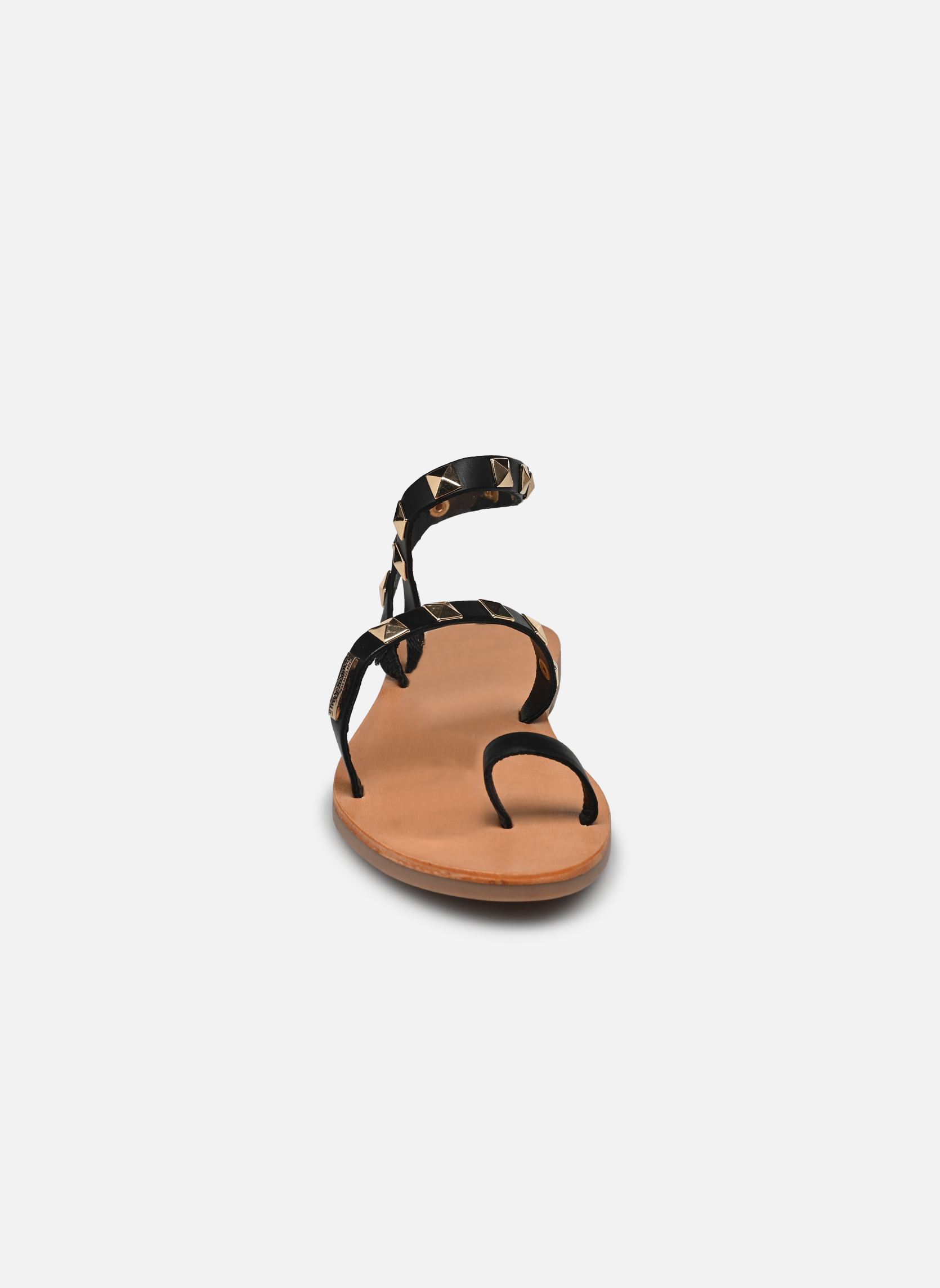 Flache Sandalen CONFETTI damen schwarz Les Tropéziennes par M Belarbi Flache Sandalen CONFETTI damen schwarz NOIR