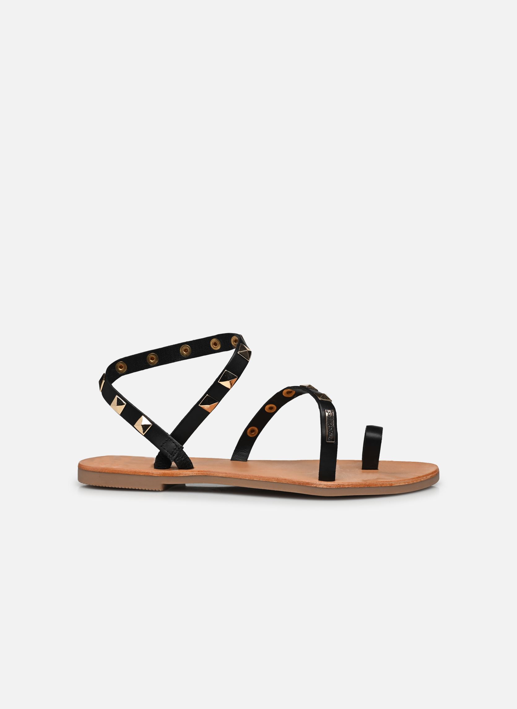 Flache Sandalen CONFETTI damen schwarz Les Tropéziennes par M Belarbi Flache Sandalen CONFETTI damen schwarz NOIR
