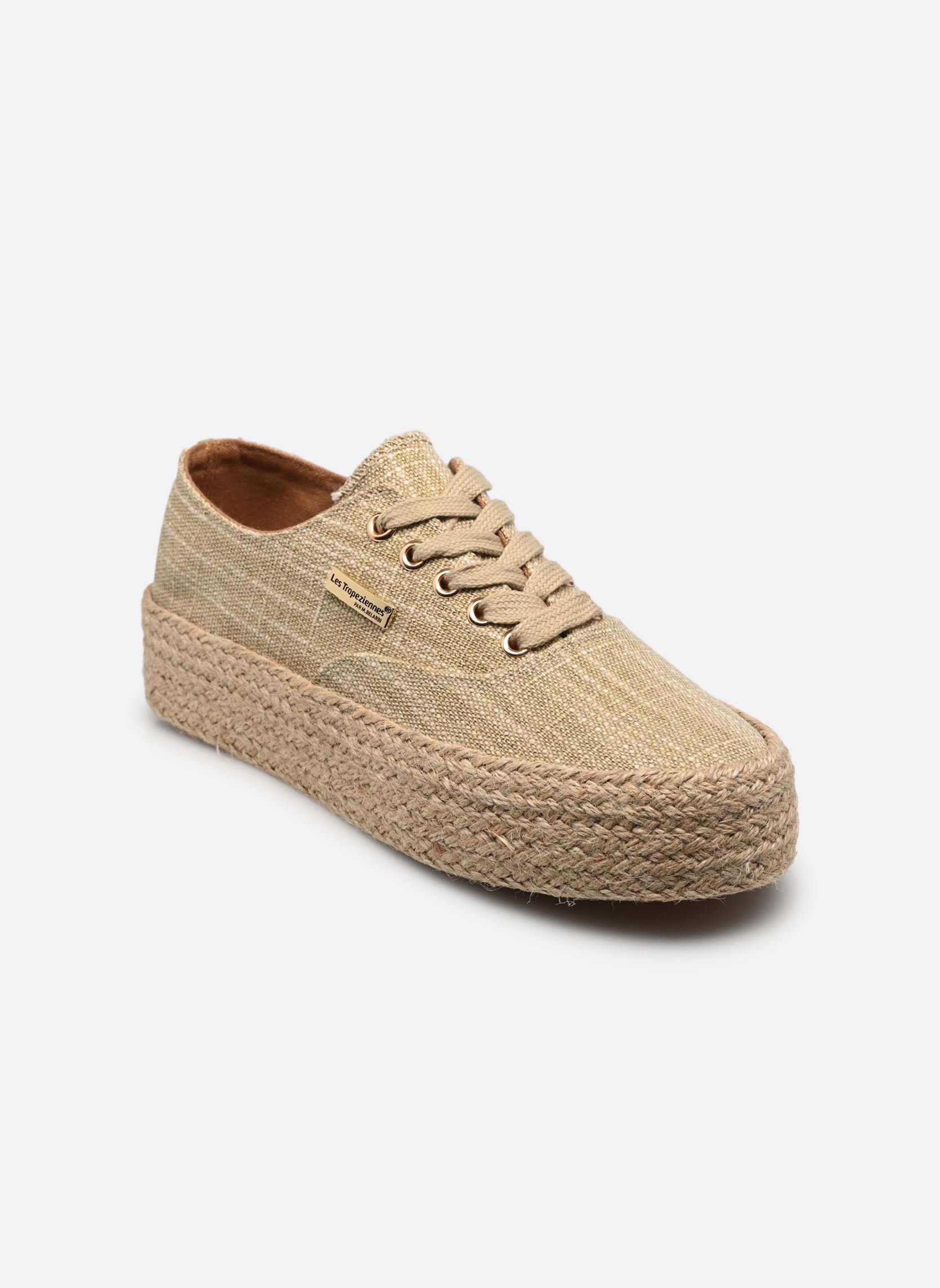 Print sneakers COSMIC dames beige Les Tropéziennes par M Belarbi Print sneakers COSMIC dames beige Beige or