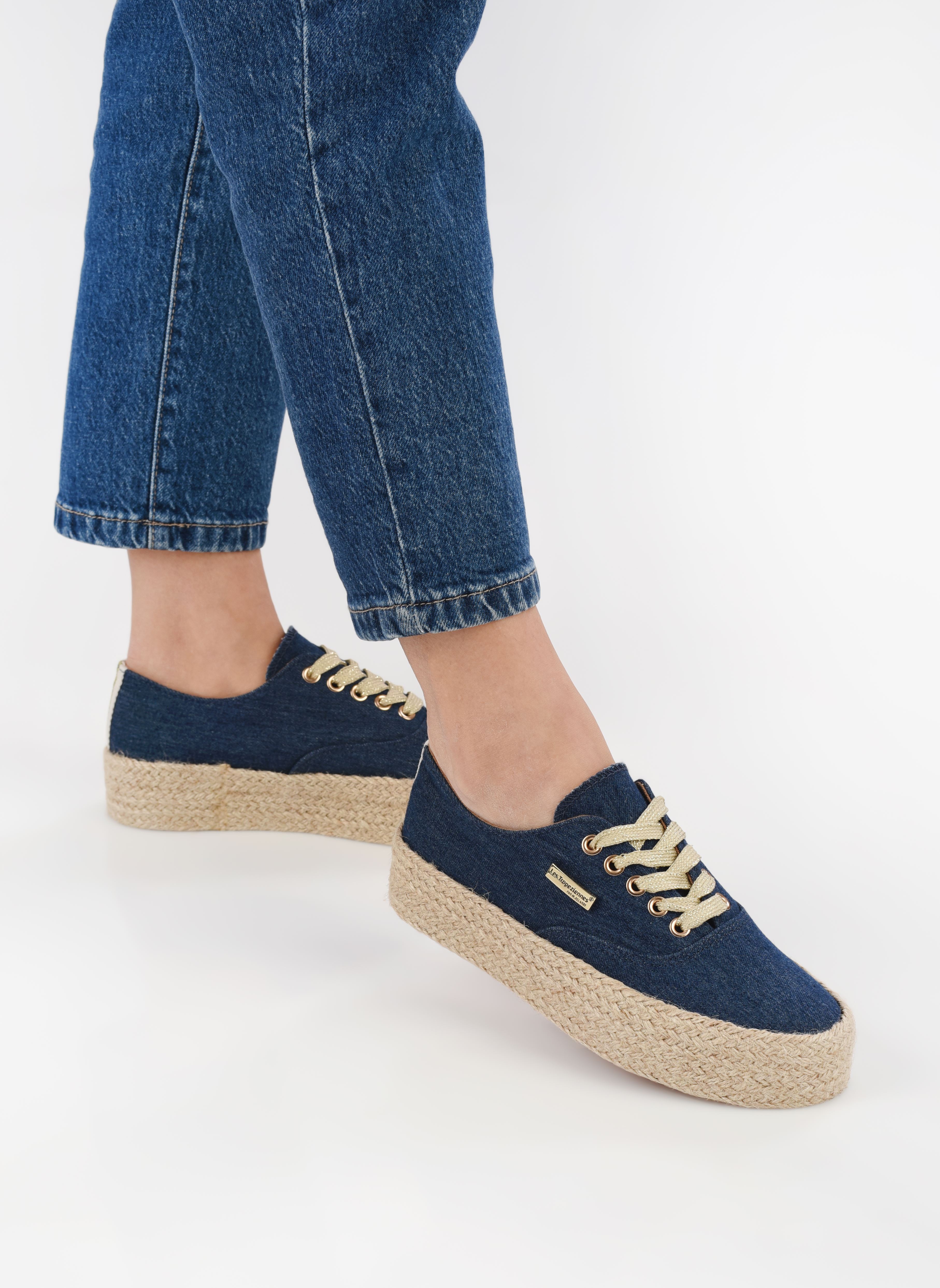 Leinen-Sneaker COSMIC damen blau Les Tropéziennes par M Belarbi Leinen-Sneaker COSMIC damen blau BLEU JEAN