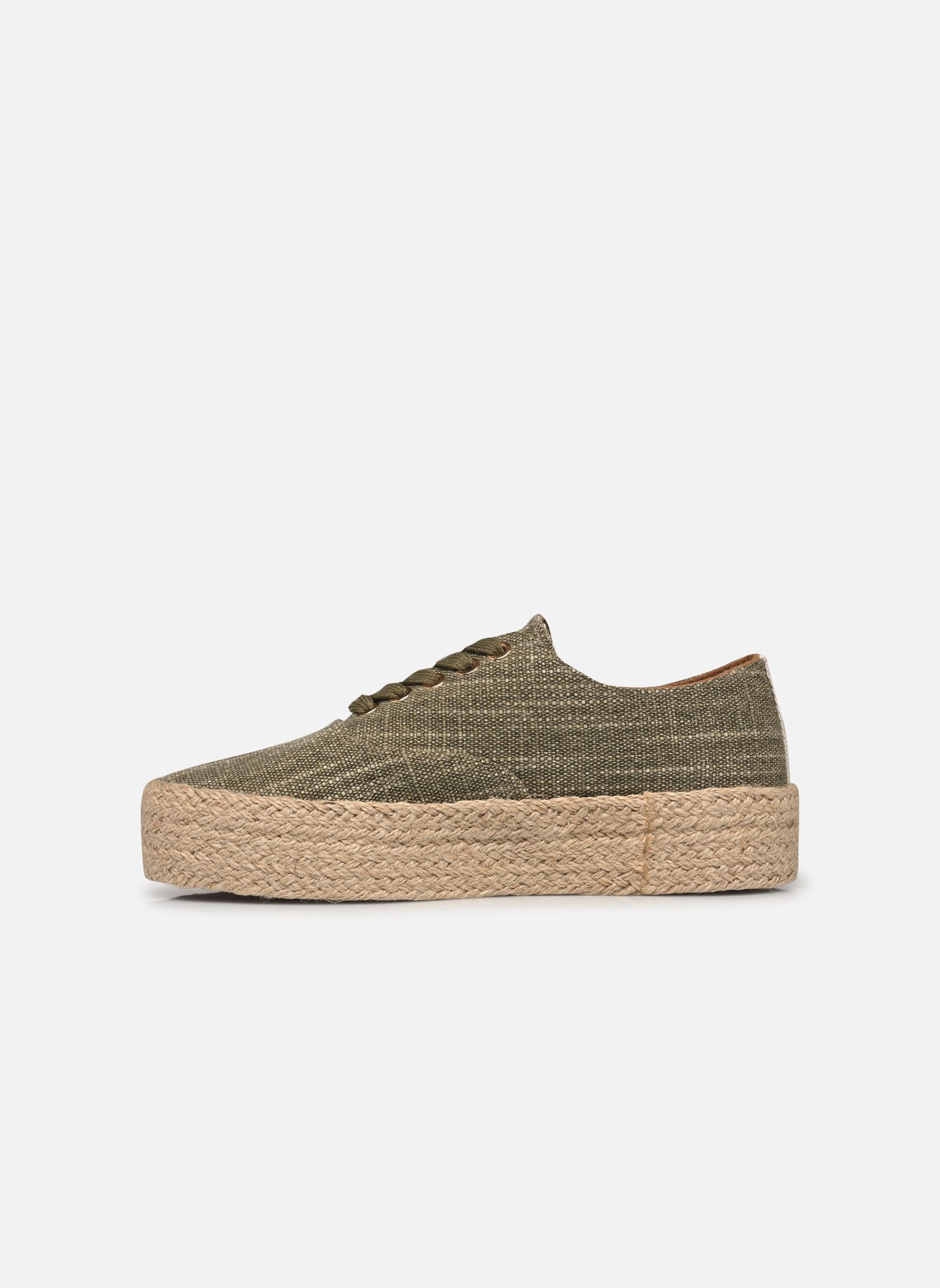 Baskets toile COSMIC femme vert Les Tropéziennes par M Belarbi Baskets toile COSMIC femme vert KAKI-OR