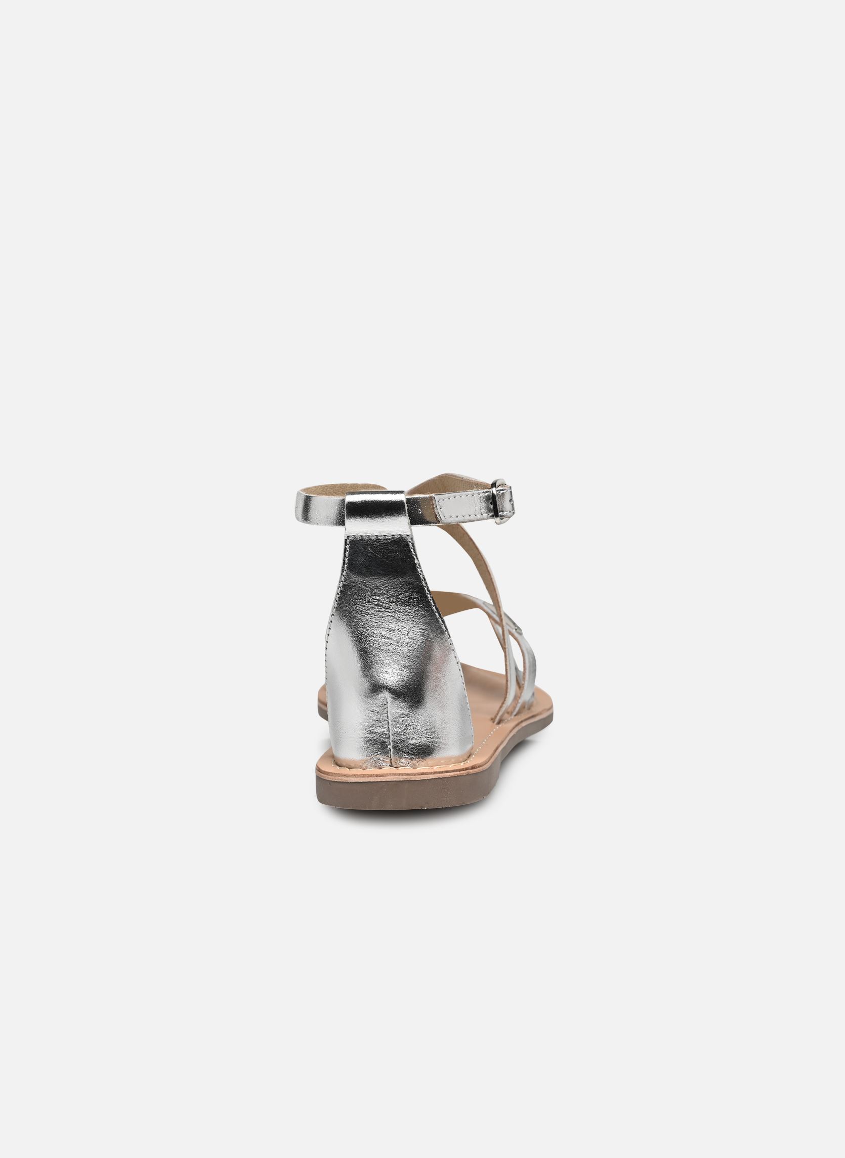 Flache Sandalen DAROZ damen silber Les Tropéziennes par M Belarbi Flache Sandalen DAROZ damen silber ARGENT