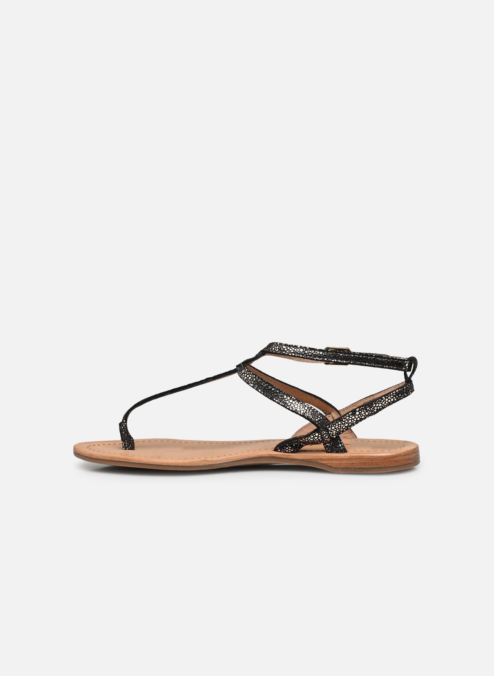 Flache Sandalen HAMADO damen schwarz Les Tropéziennes par M Belarbi Flache Sandalen HAMADO damen schwarz Noir Or