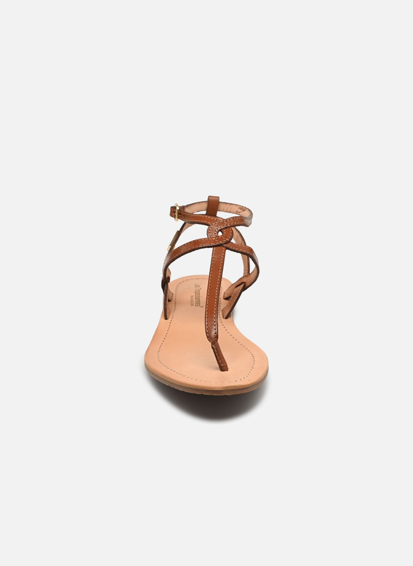 Sandales plates HAMADO femme marron Les Tropéziennes par M Belarbi Sandales plates HAMADO femme marron TAN