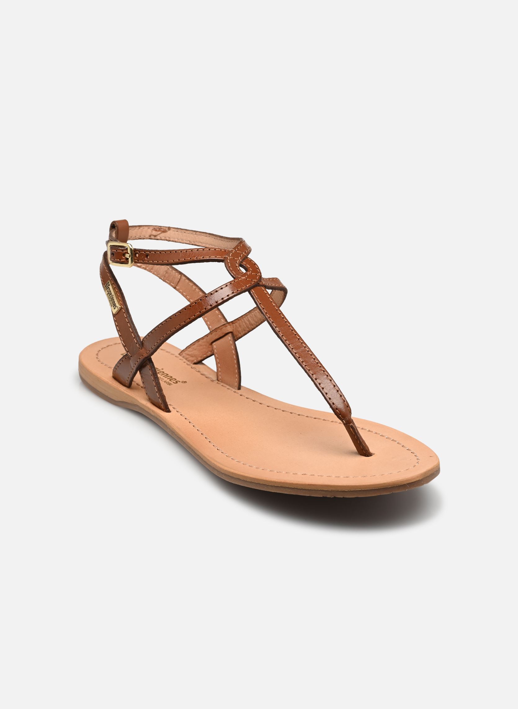Sandales plates HAMADO femme marron Les Tropéziennes par M Belarbi Sandales plates HAMADO femme marron TAN