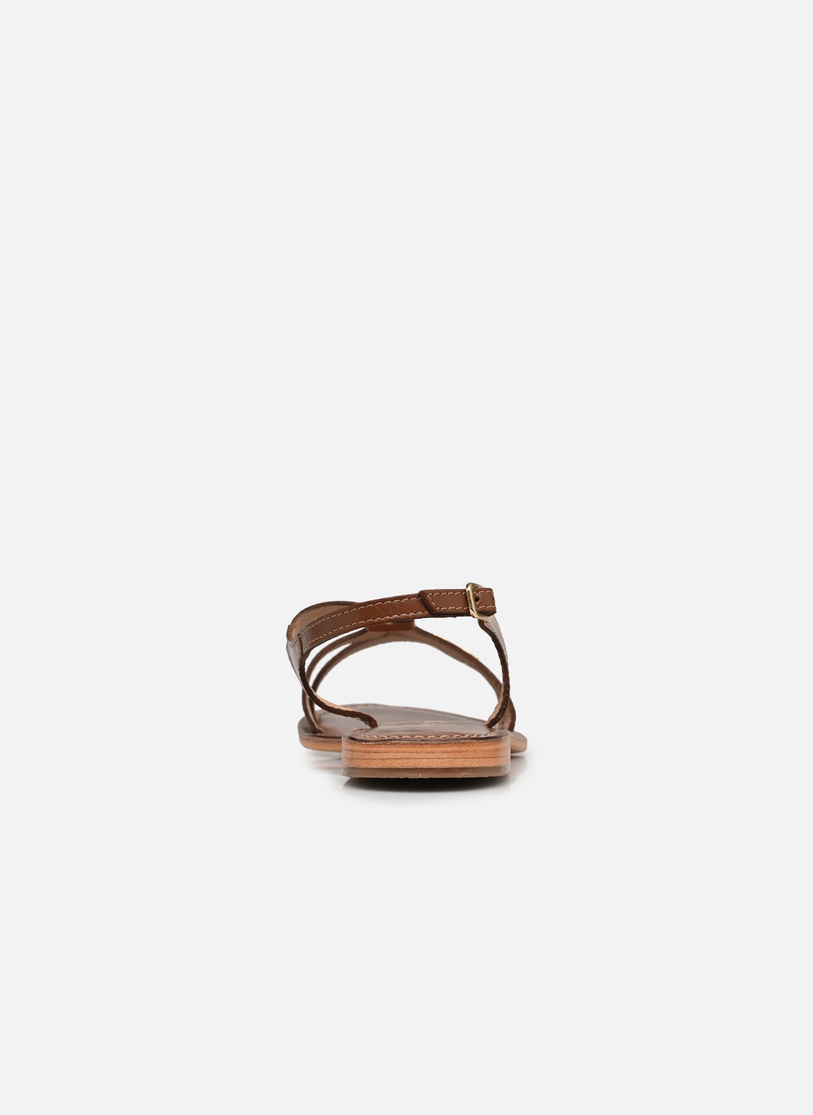 Platte sandalen HAMOON dames bruin Les Tropéziennes par M Belarbi Platte sandalen HAMOON dames bruin TAN