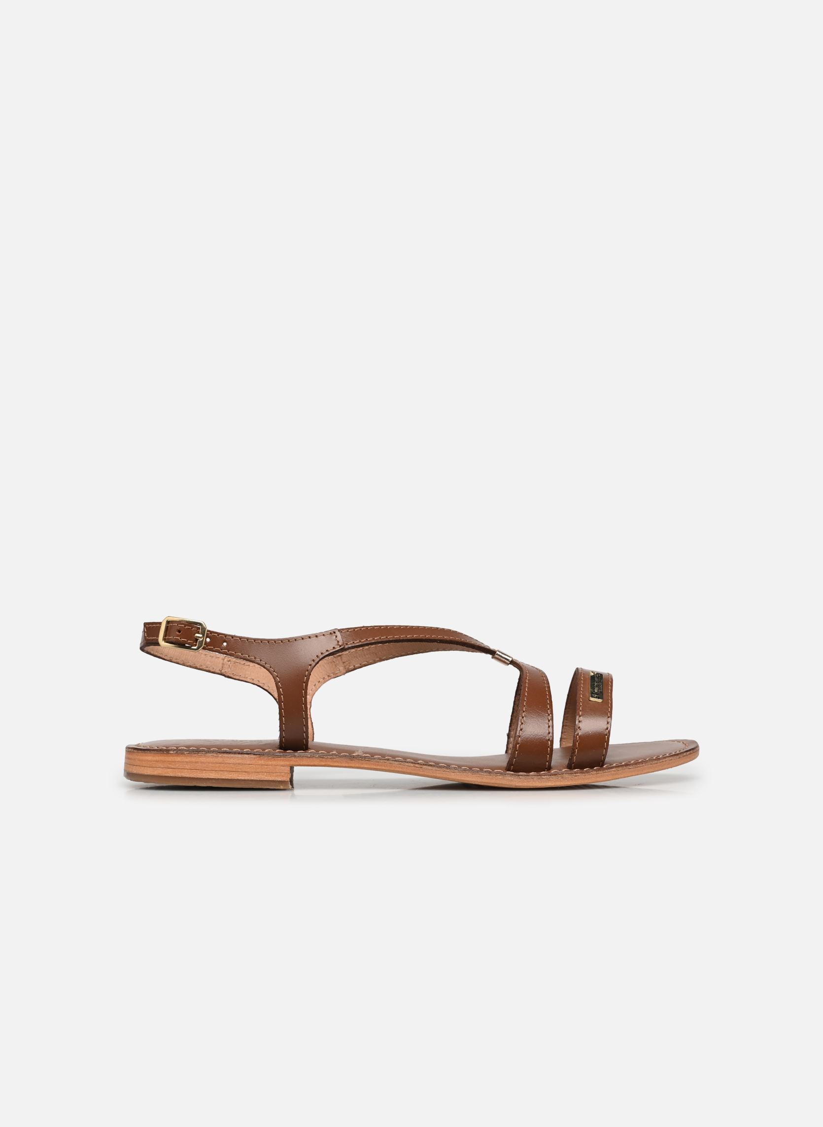 Platte sandalen HAMOON dames bruin Les Tropéziennes par M Belarbi Platte sandalen HAMOON dames bruin TAN