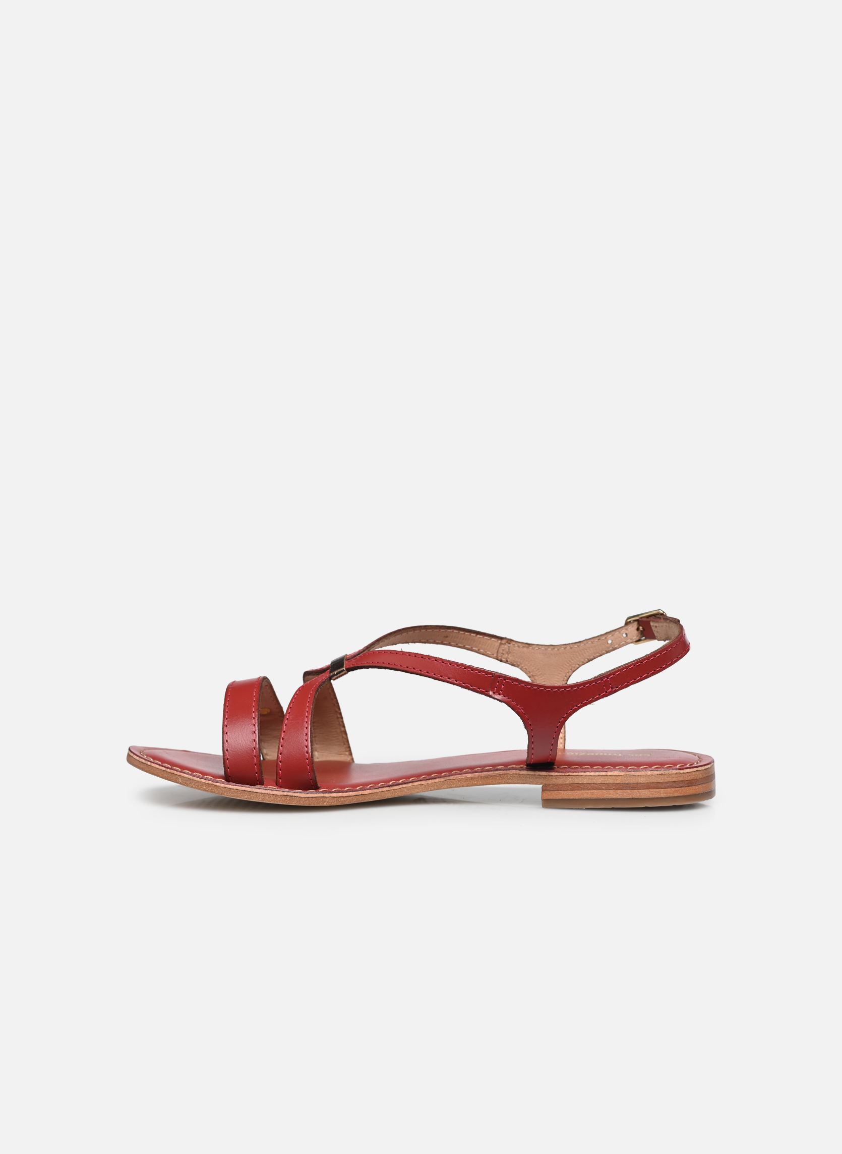 Sandalias planas HAMOON mujer rojo Les Tropéziennes par M Belarbi Sandalias planas HAMOON mujer rojo Rouge