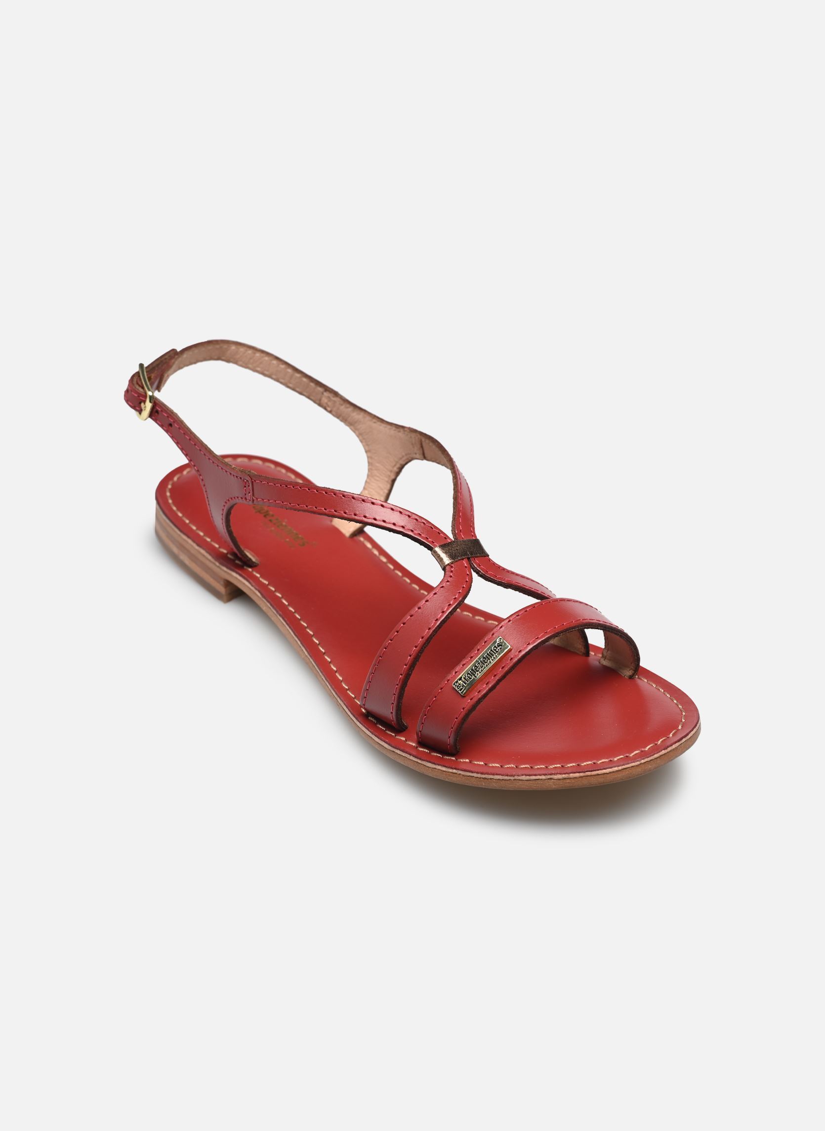 Sandalias planas HAMOON mujer rojo Les Tropéziennes par M Belarbi Sandalias planas HAMOON mujer rojo Rouge