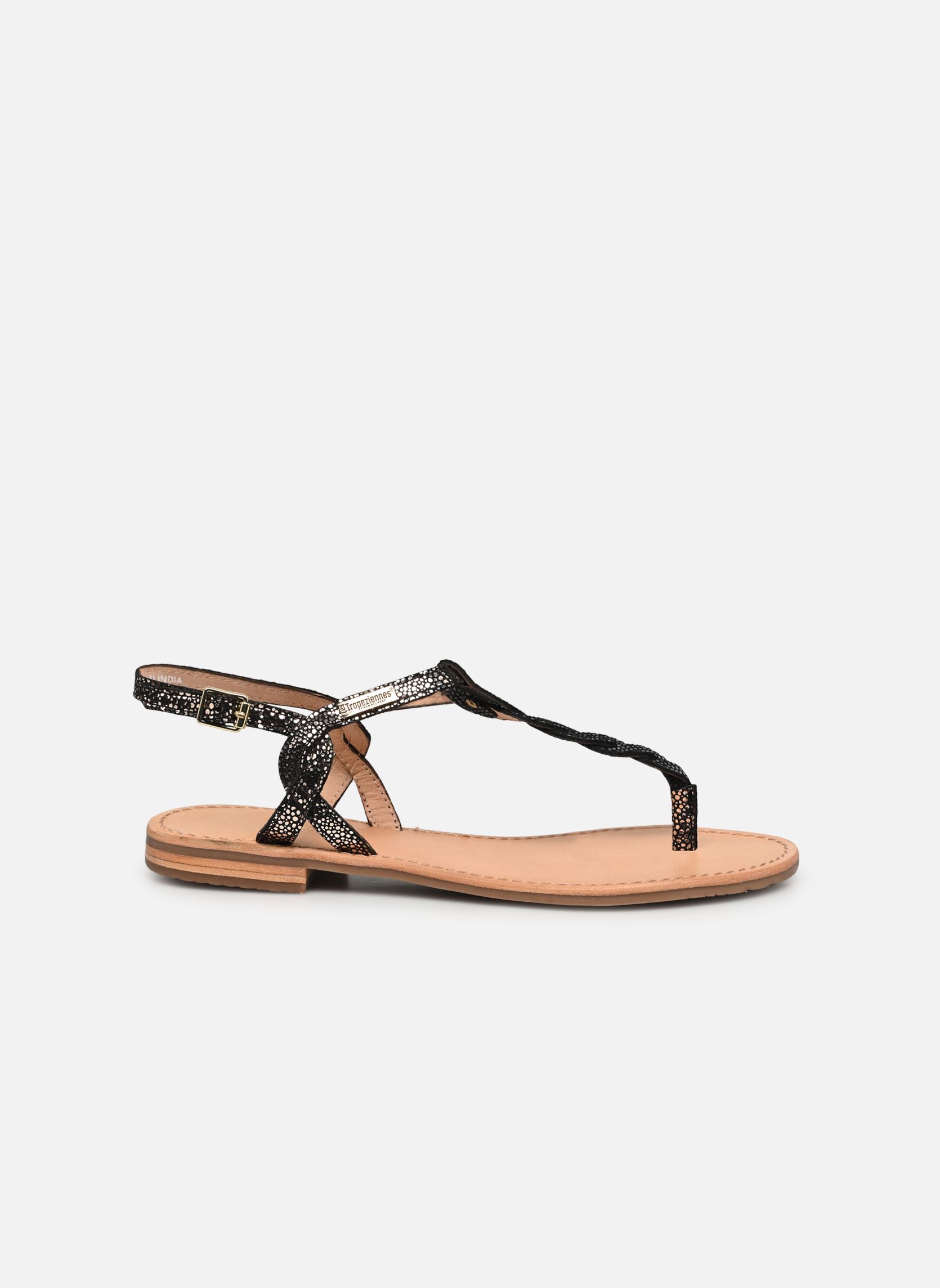 Sandali piatti HAMSONG donna nero Les Tropéziennes par M Belarbi Sandali piatti HAMSONG donna nero NOIR OR
