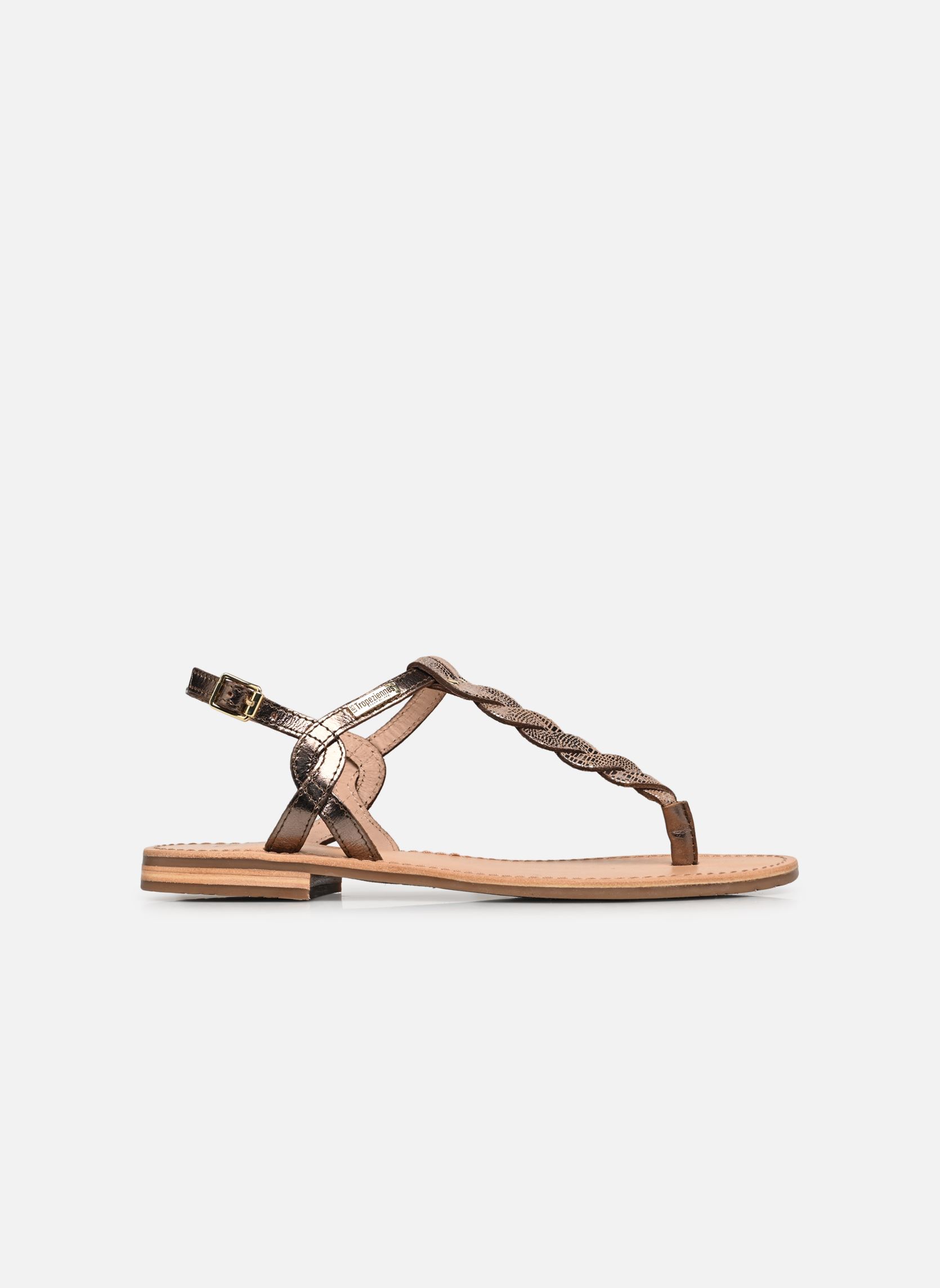 Platte sandalen HAMSONG dames groen Les Tropéziennes par M Belarbi Platte sandalen HAMSONG dames groen KAKI OR