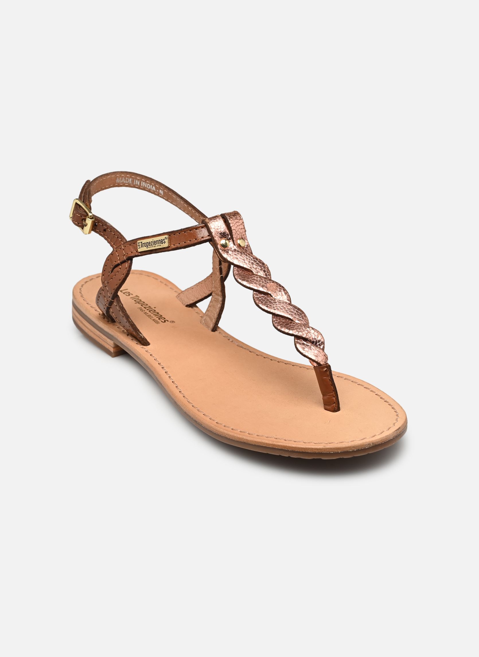 Sandali piatti HAMSONG donna marrone Les Tropéziennes par M Belarbi Sandali piatti HAMSONG donna marrone Tan Rose